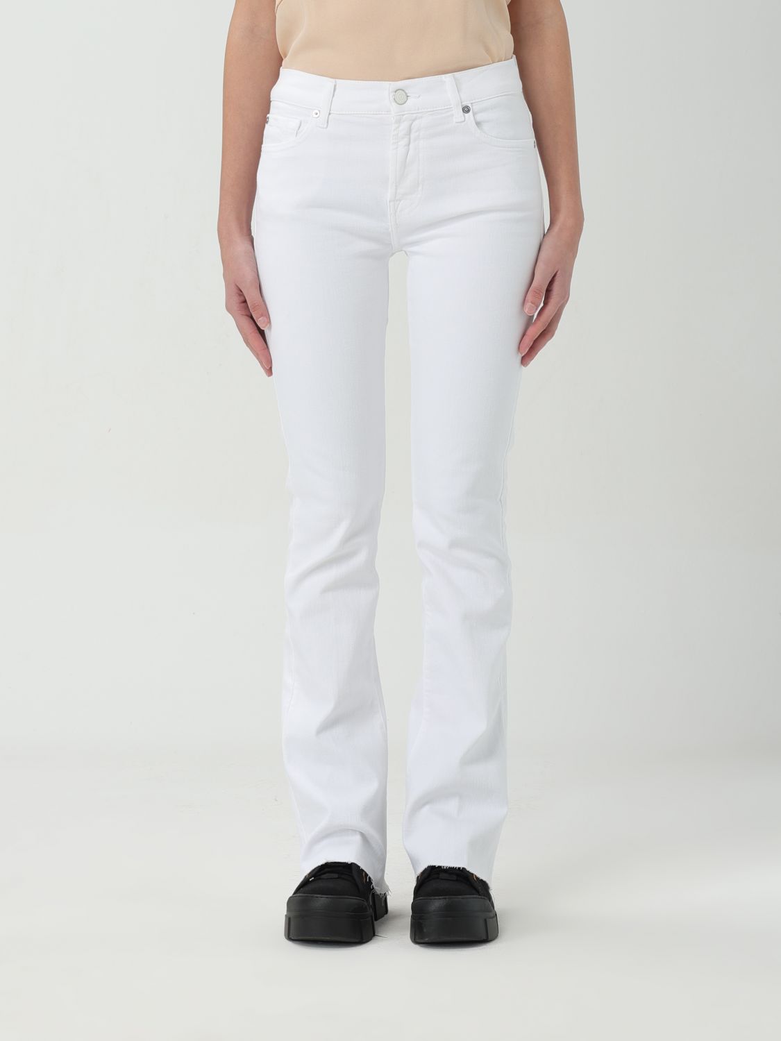 7 For All Mankind Jeans 7 FOR ALL MANKIND Woman colour White