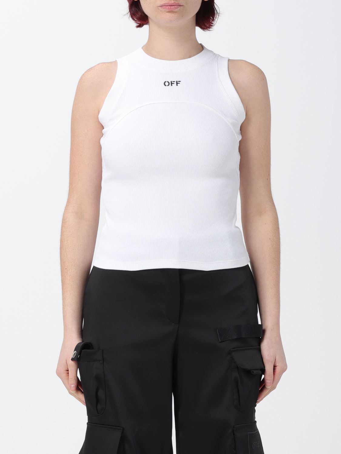 OFF-WHITE Top OFF-WHITE Woman colour White