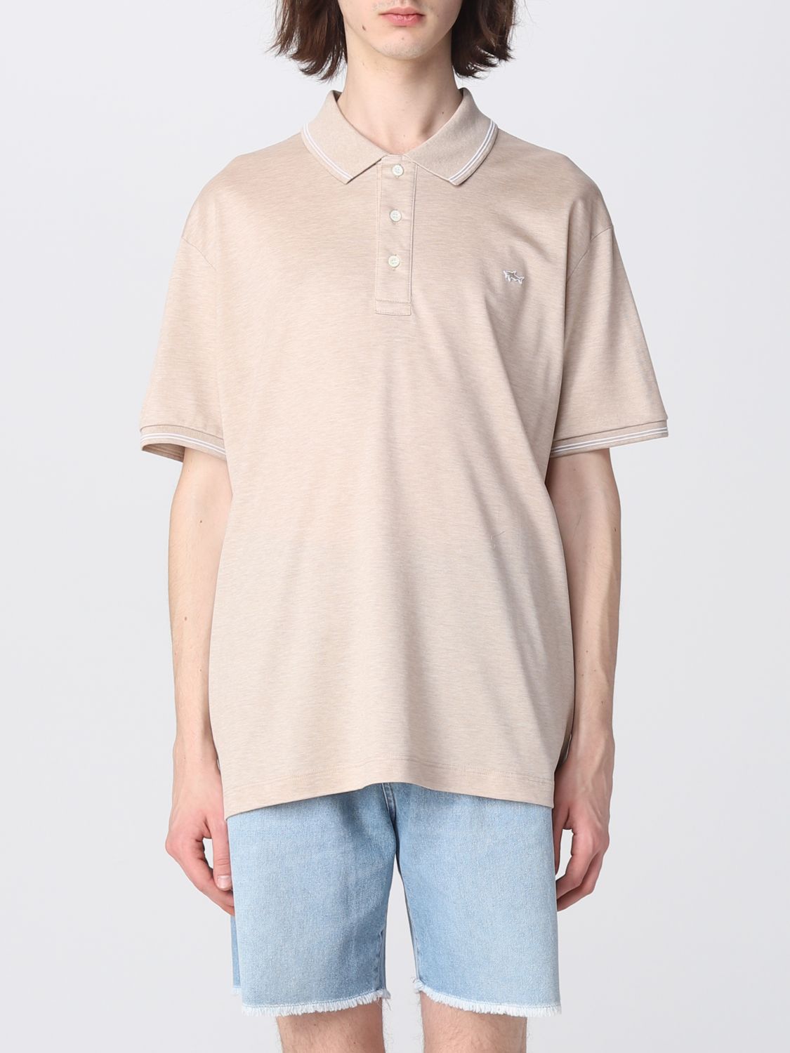 Paul & Shark Polo Shirt PAUL & SHARK Men colour Beige