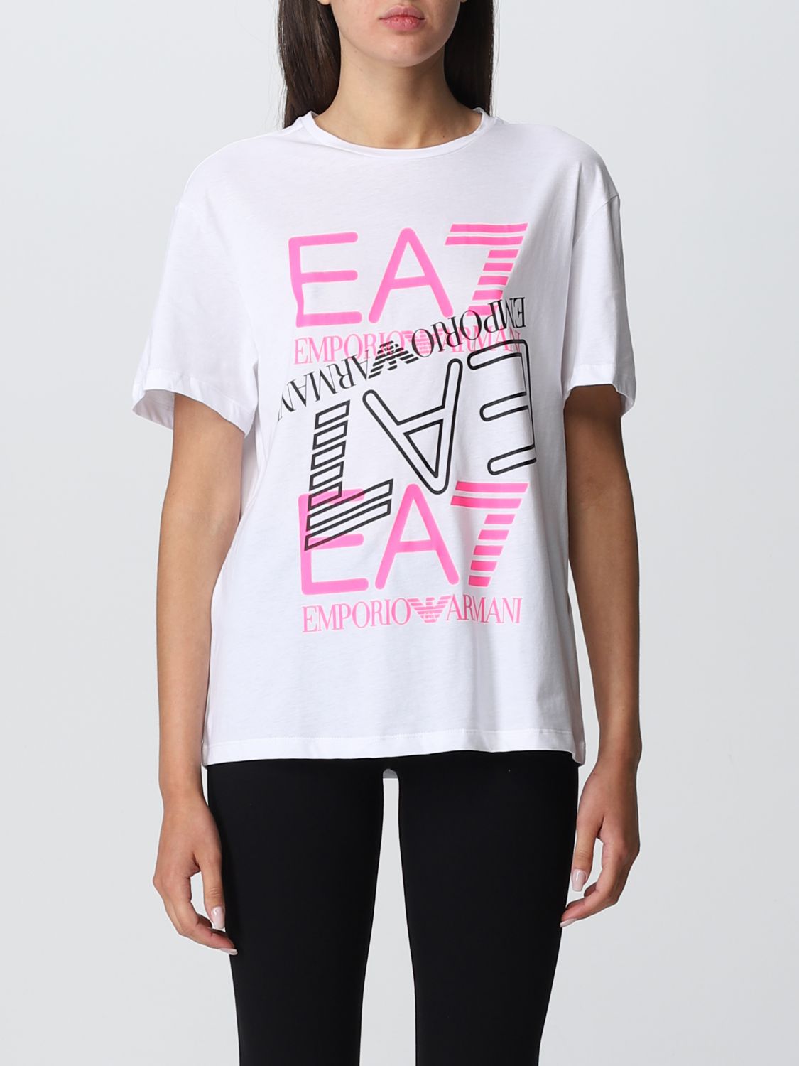 EA7 T-Shirt EA7 Woman colour White