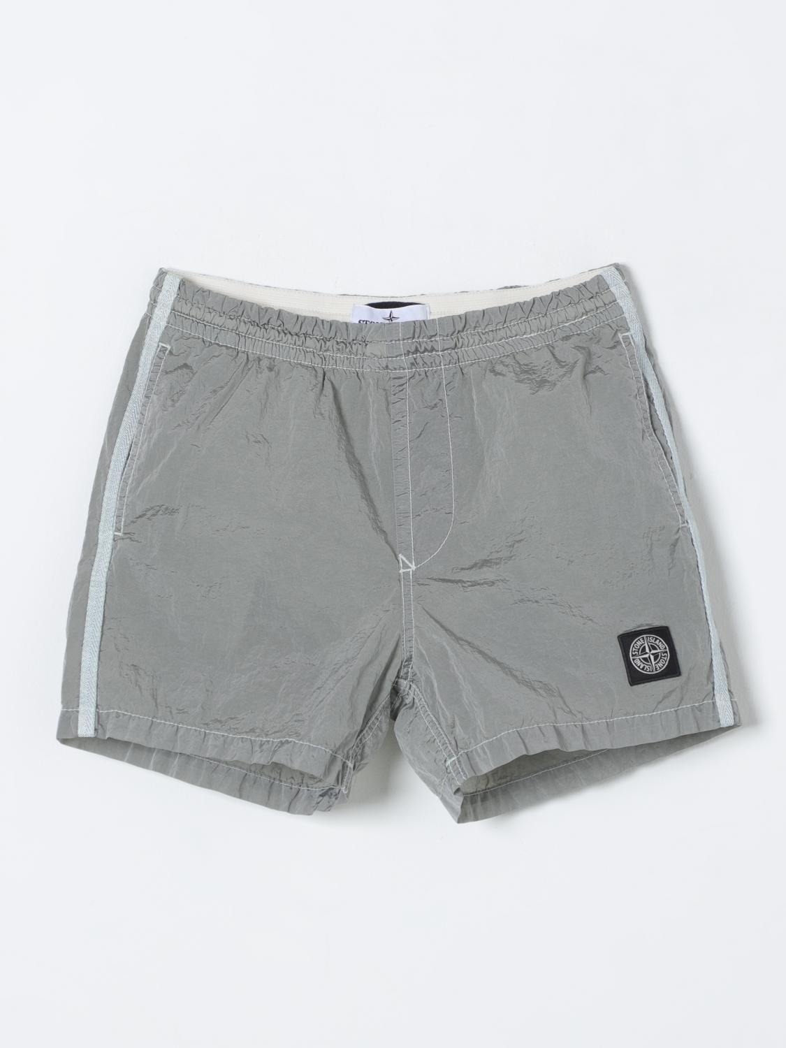 Stone Island Junior Shorts STONE ISLAND JUNIOR Kids color Grey