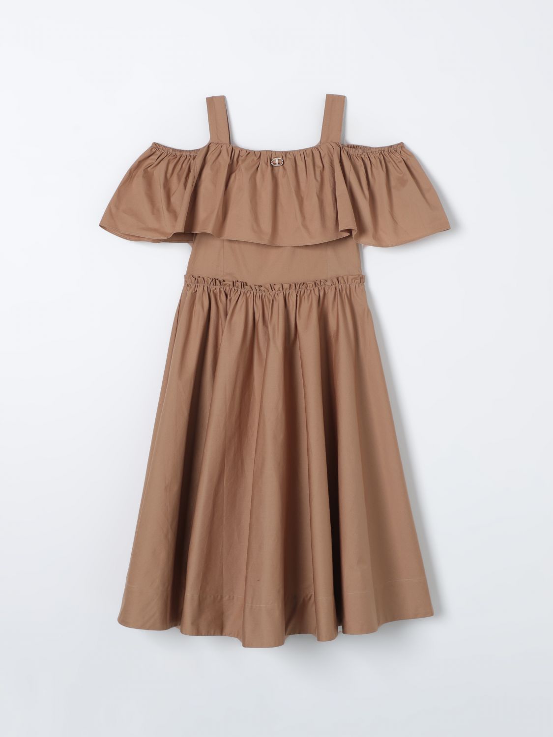 Twinset Dress TWINSET Kids color Brown