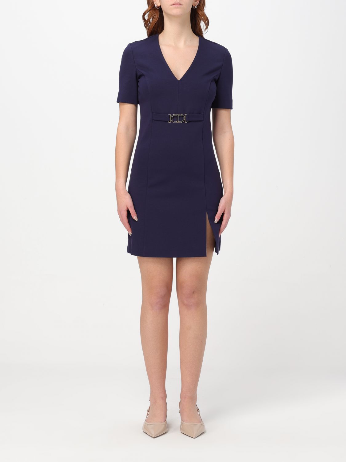 Twinset Dress TWINSET Woman colour Blue