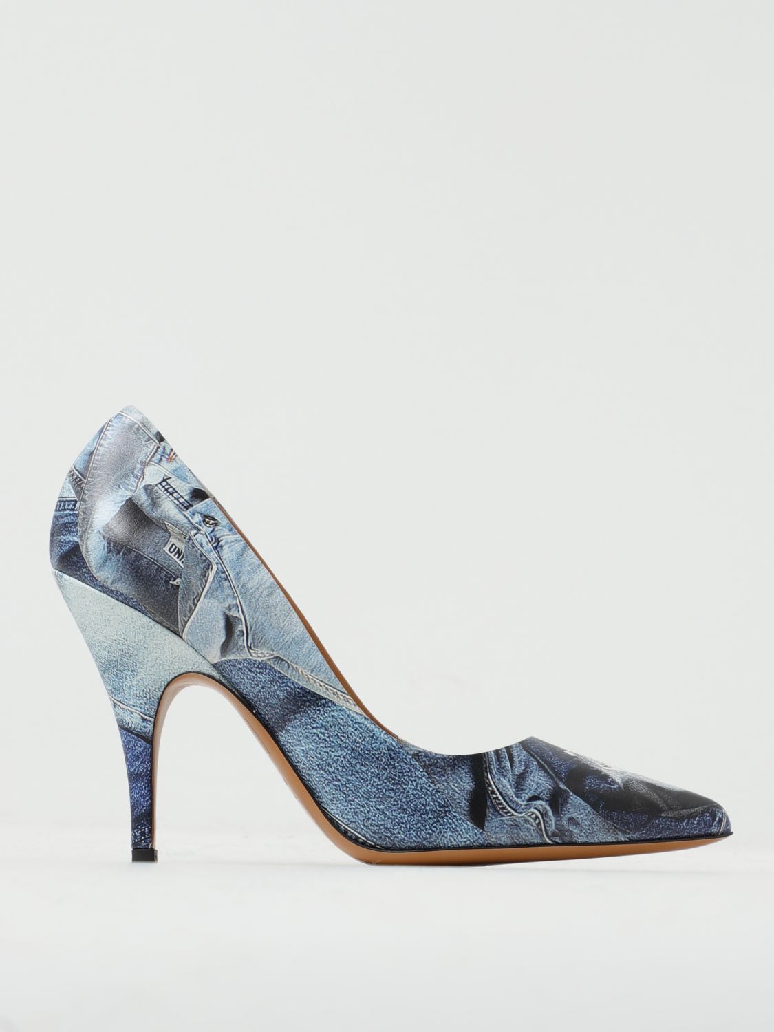 Moschino Jeans Court Shoes MOSCHINO JEANS Woman colour Blue