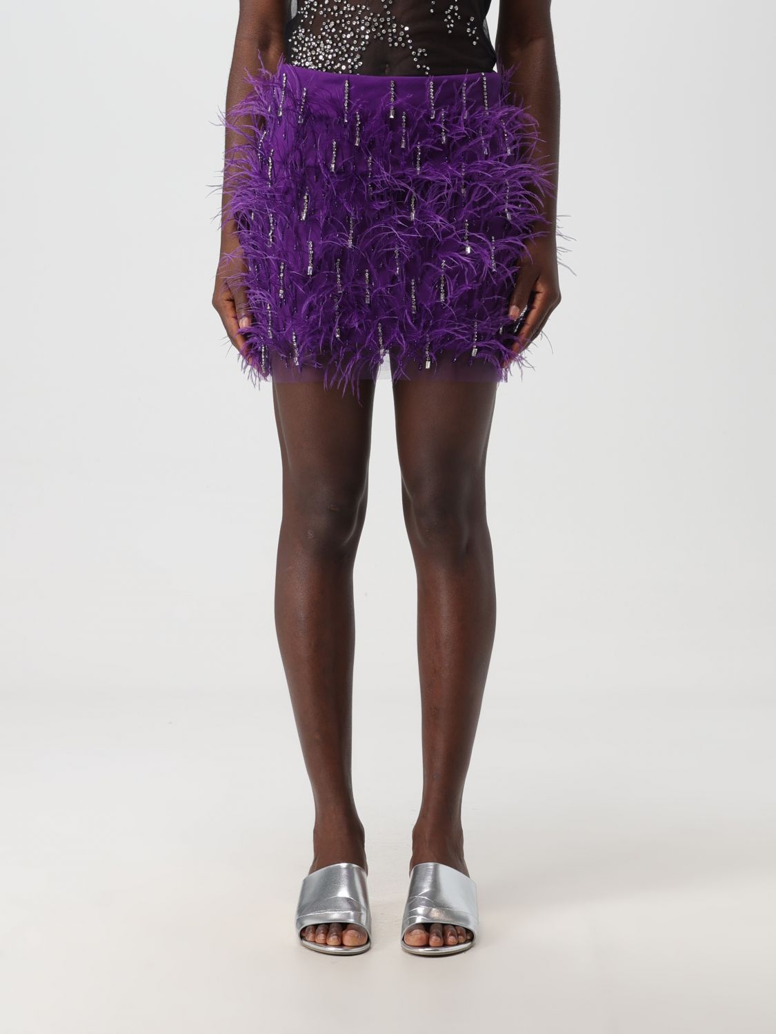 Des Phemmes Skirt DES PHEMMES Woman colour Violet