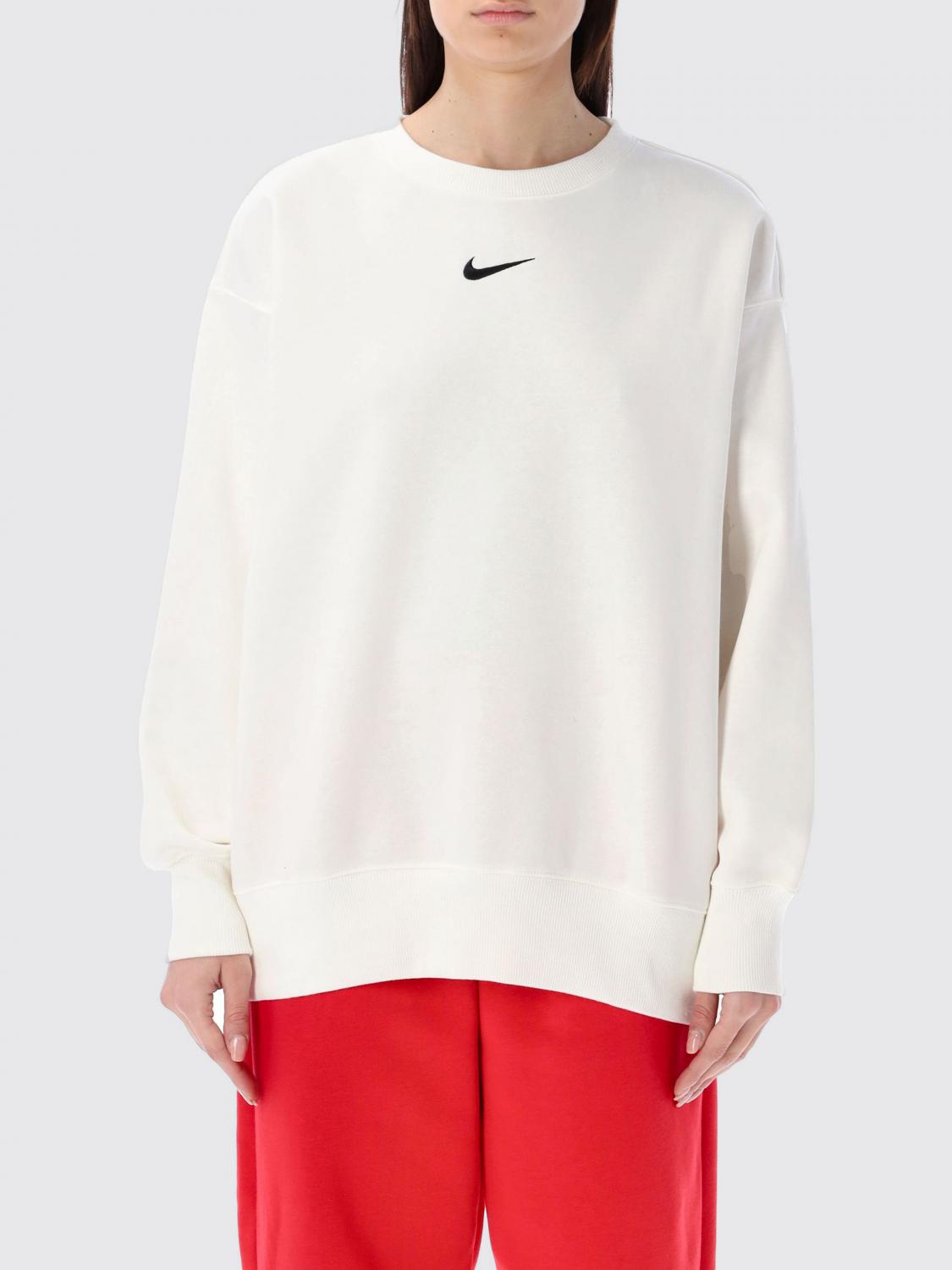 Nike Sweatshirt NIKE Woman color White