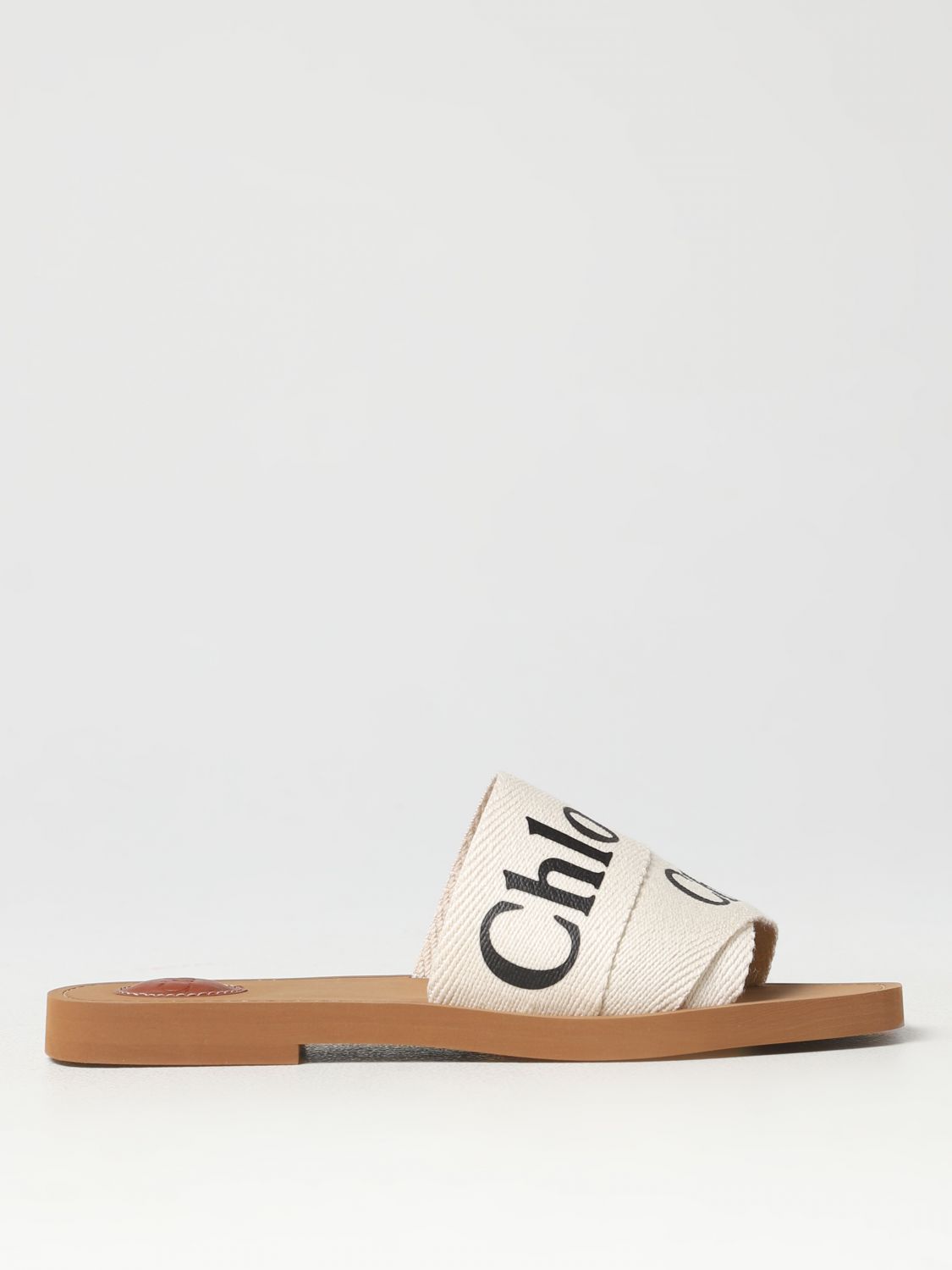 Chloé Flat Sandals CHLOÉ Woman colour White