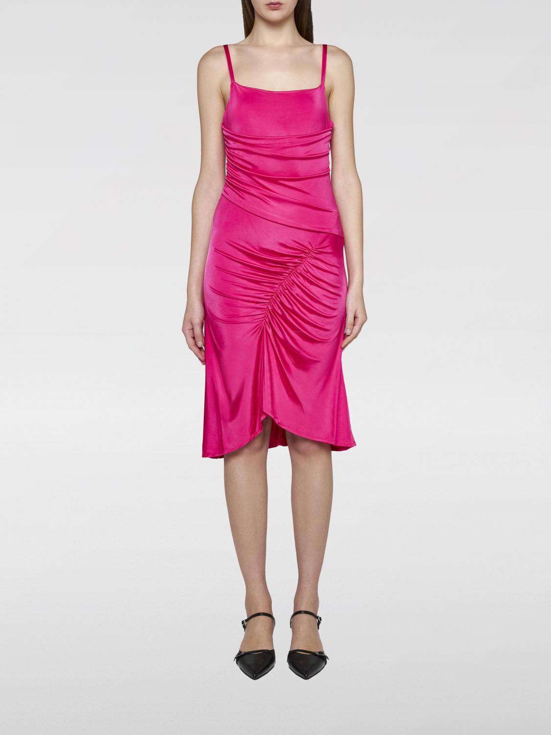 Marine Serre Dress MARINE SERRE Woman color Fuchsia