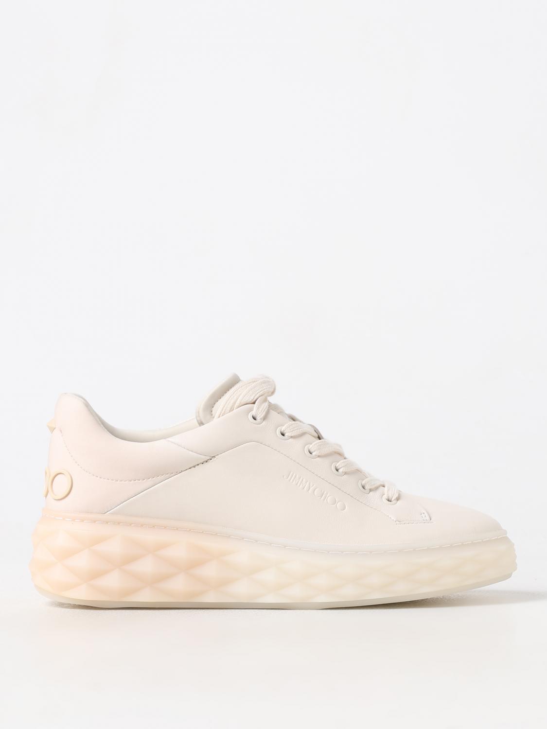 Jimmy Choo Sneakers JIMMY CHOO Woman color Yellow Cream