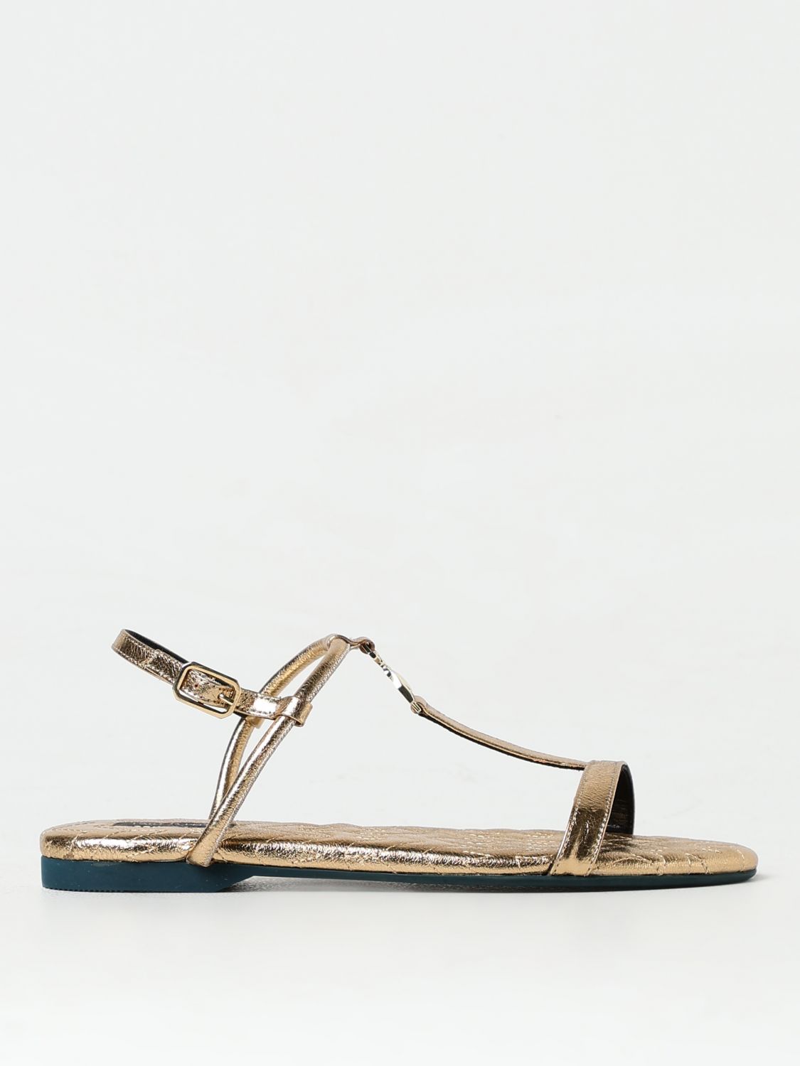 Patrizia Pepe Flat Sandals PATRIZIA PEPE Woman colour Gold