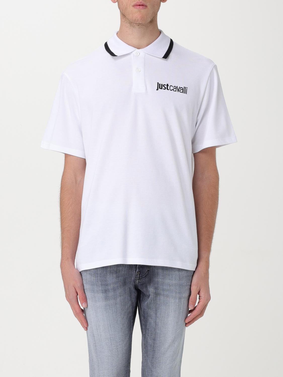 Just Cavalli Polo Shirt JUST CAVALLI Men colour White