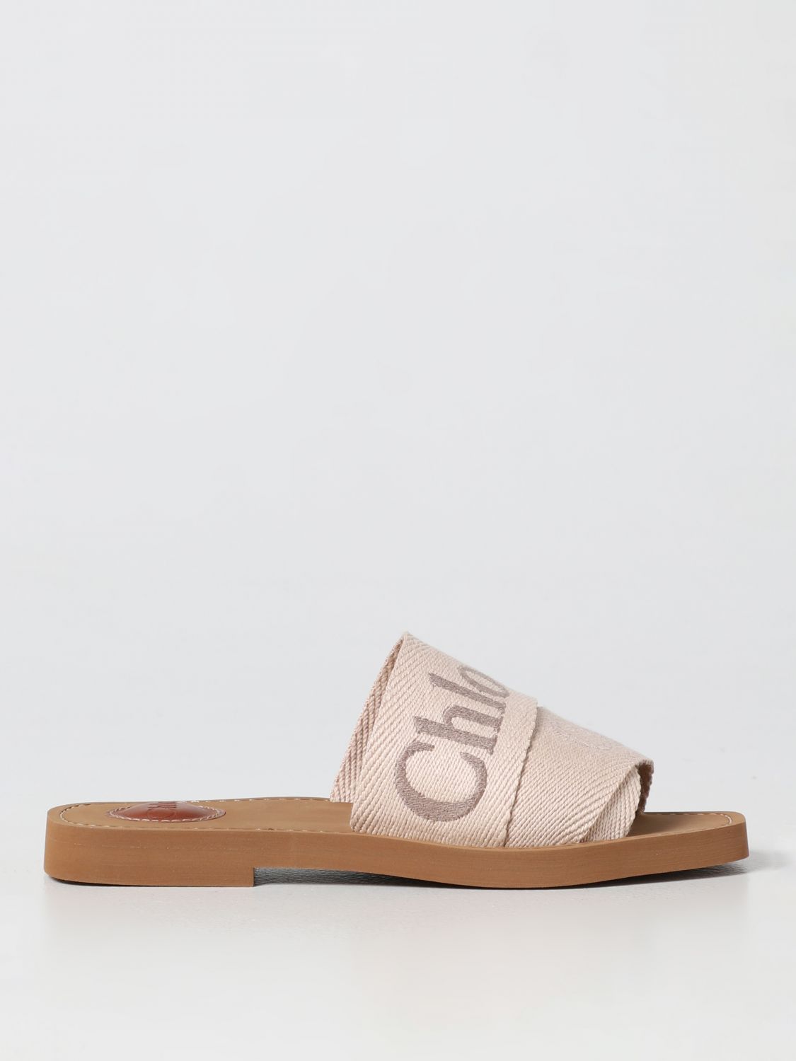 Chloé Flat Sandals CHLOÉ Woman colour Beige