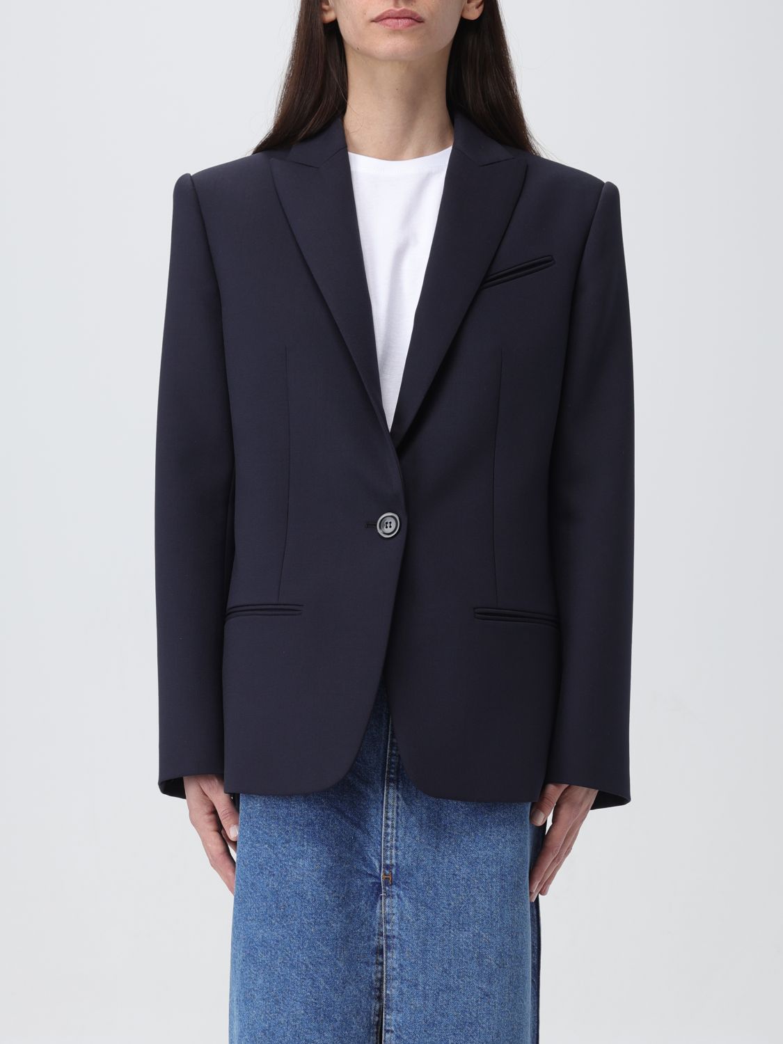 Philosophy Di Lorenzo Serafini Blazer PHILOSOPHY DI LORENZO SERAFINI Woman colour Blue