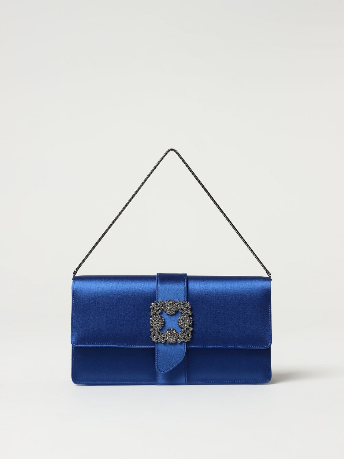 Manolo Blahnik Clutch MANOLO BLAHNIK Woman colour Royal Blue