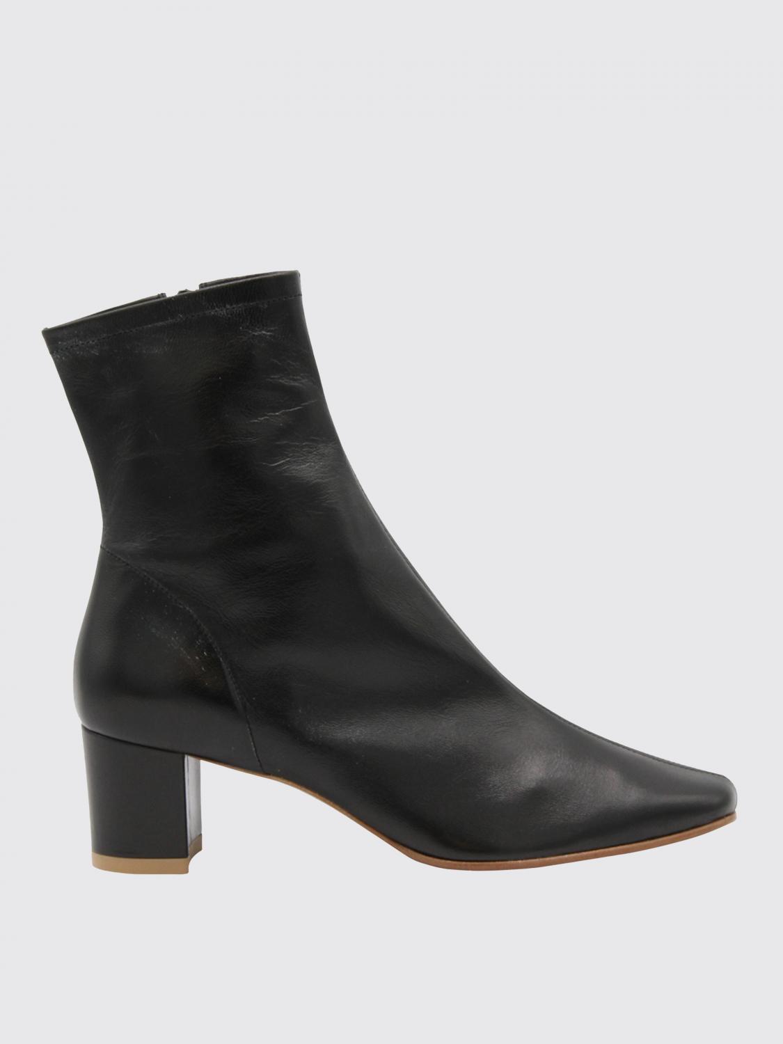 BY FAR Flat Ankle Boots BY FAR Woman colour Black