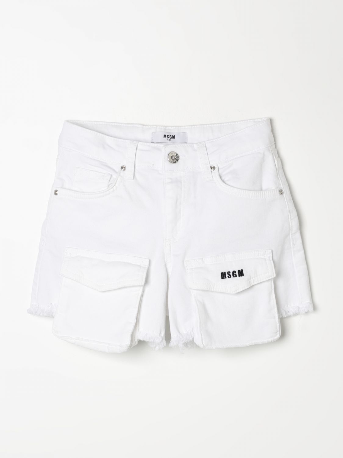 Msgm Kids Short MSGM KIDS Kids colour White