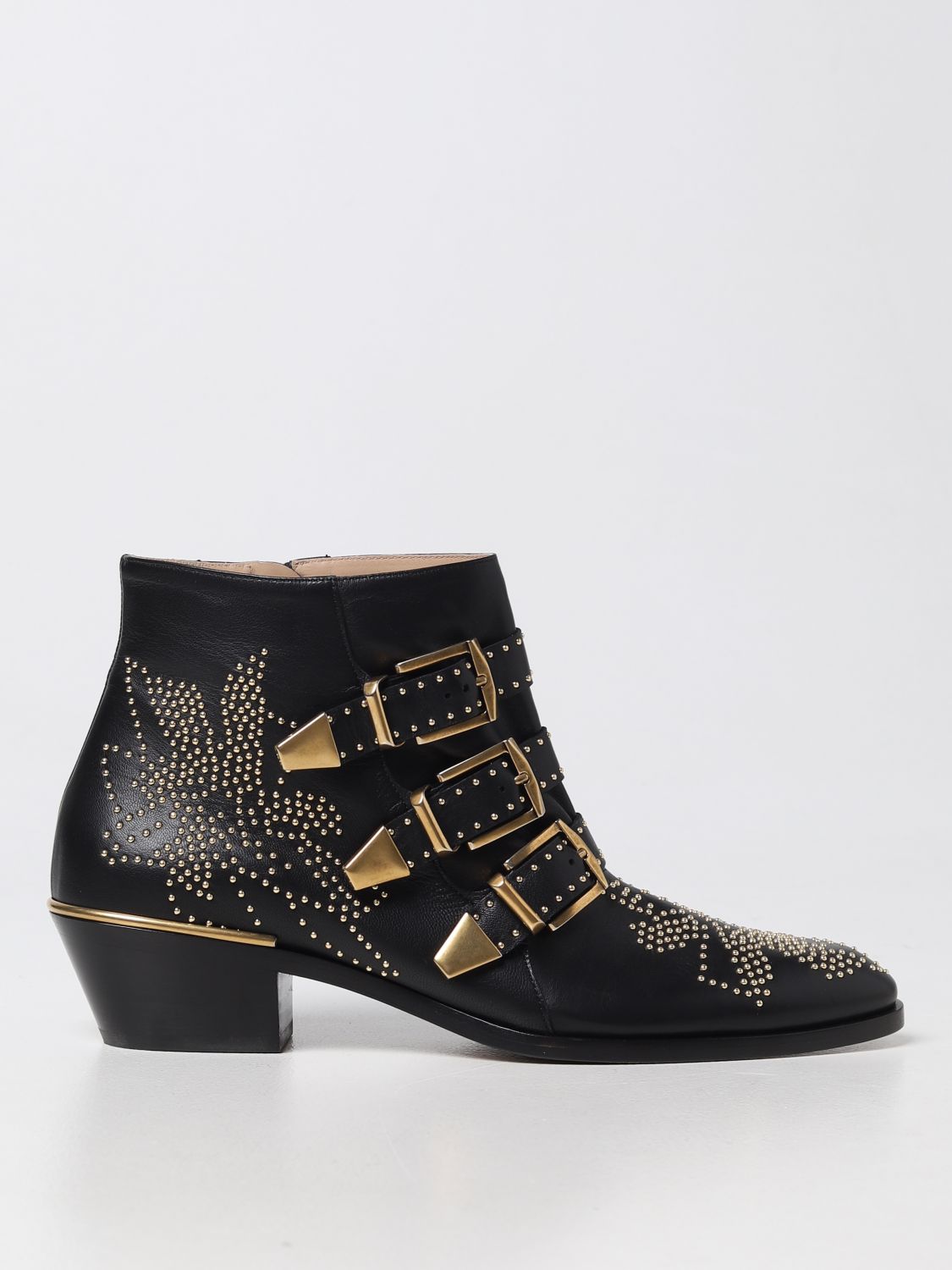 Chloé Flat Ankle Boots CHLOÉ Woman colour Black