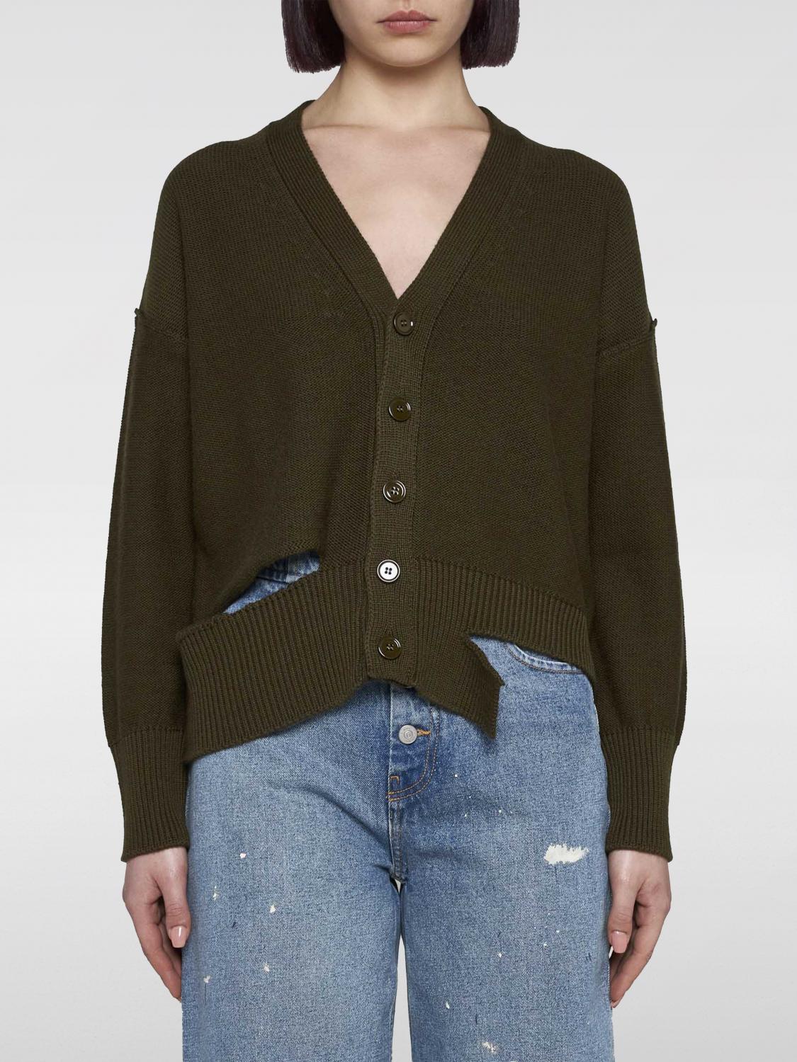 MM6 Maison Margiela Cardigan MM6 MAISON MARGIELA Woman color Kaki