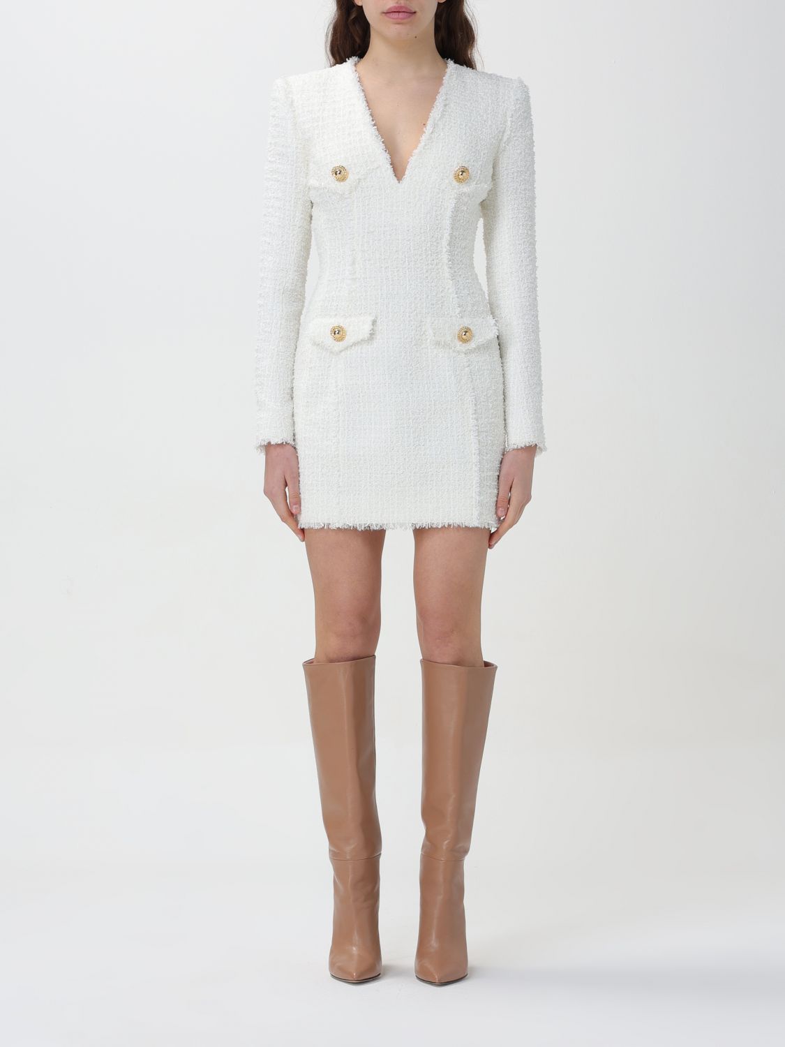 Balmain Dress BALMAIN Woman colour White