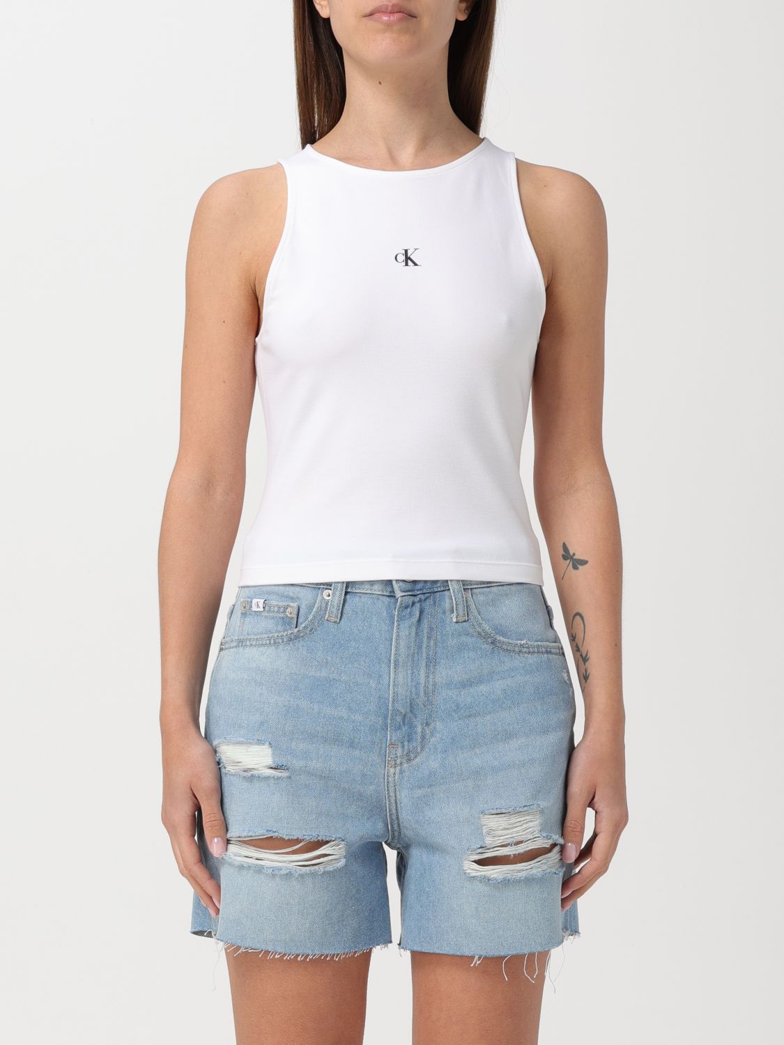 Ck Jeans Top CK JEANS Woman colour White