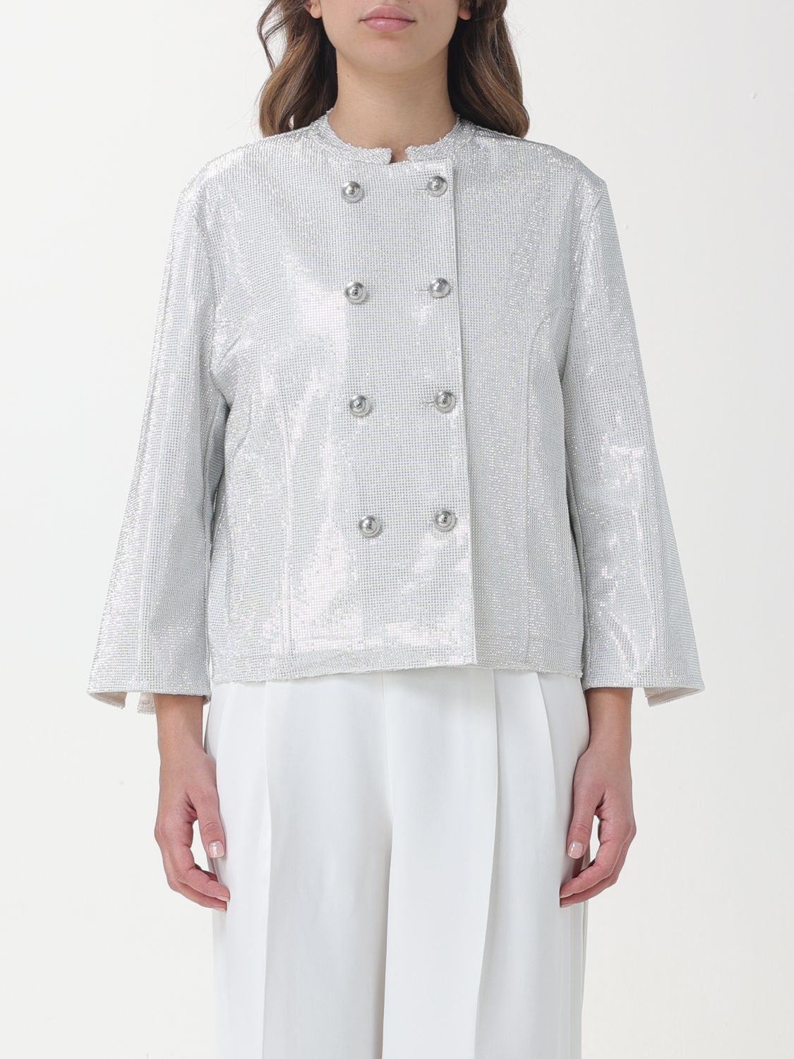 Ermanno Scervino Jacket ERMANNO SCERVINO Woman colour White