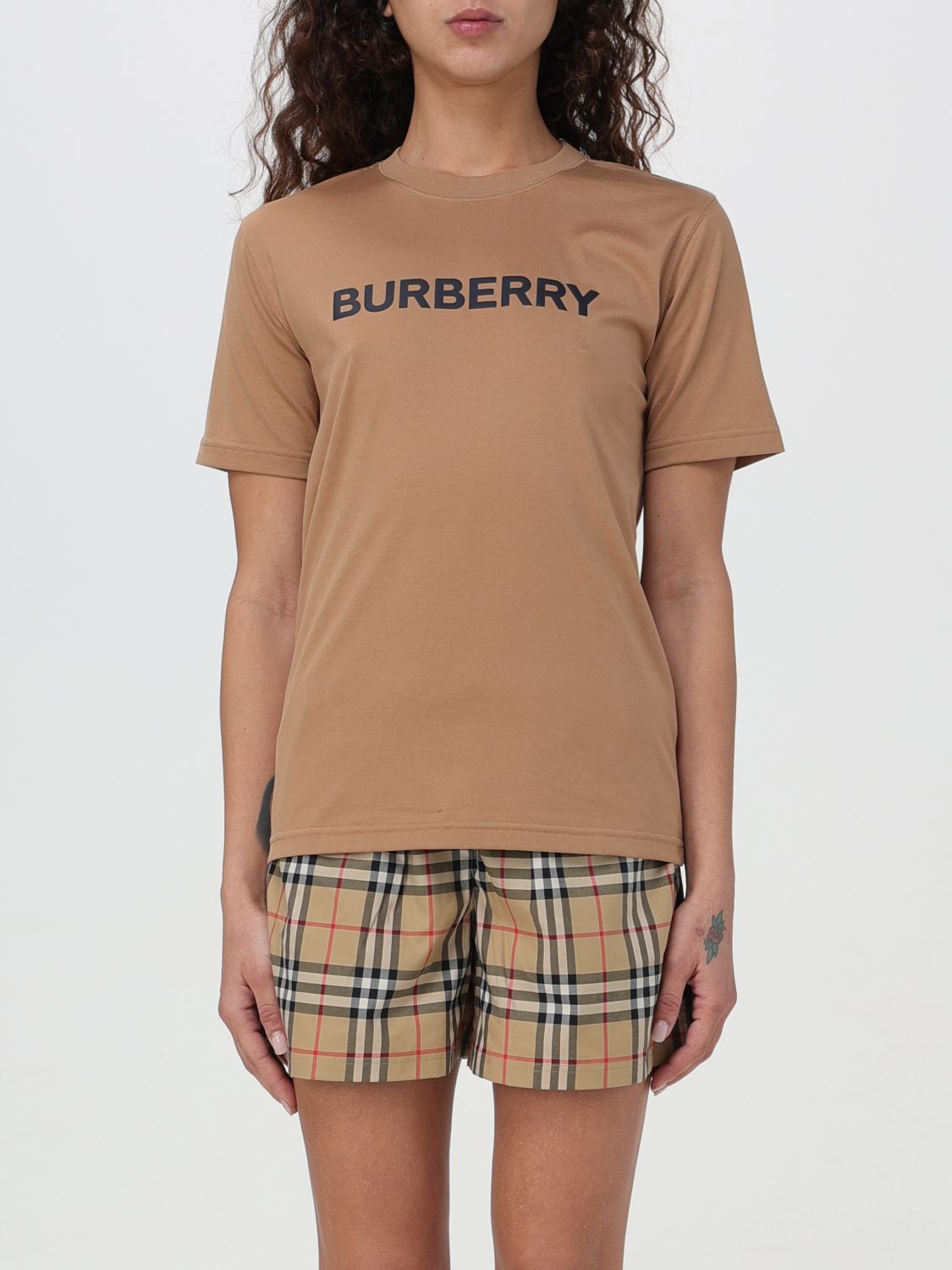 Burberry T-Shirt BURBERRY Woman colour Brown