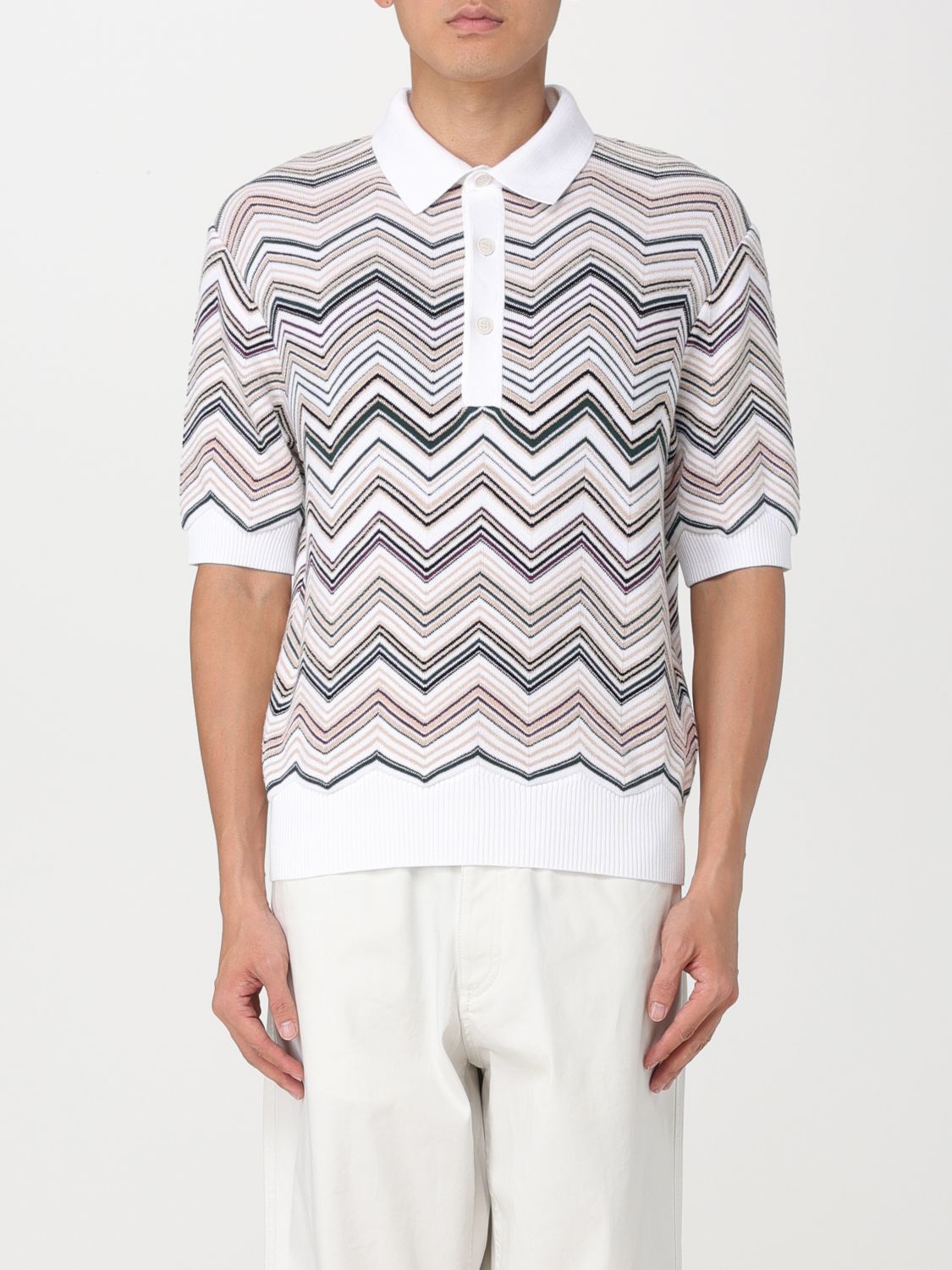 Missoni Polo Shirt MISSONI Men colour Beige