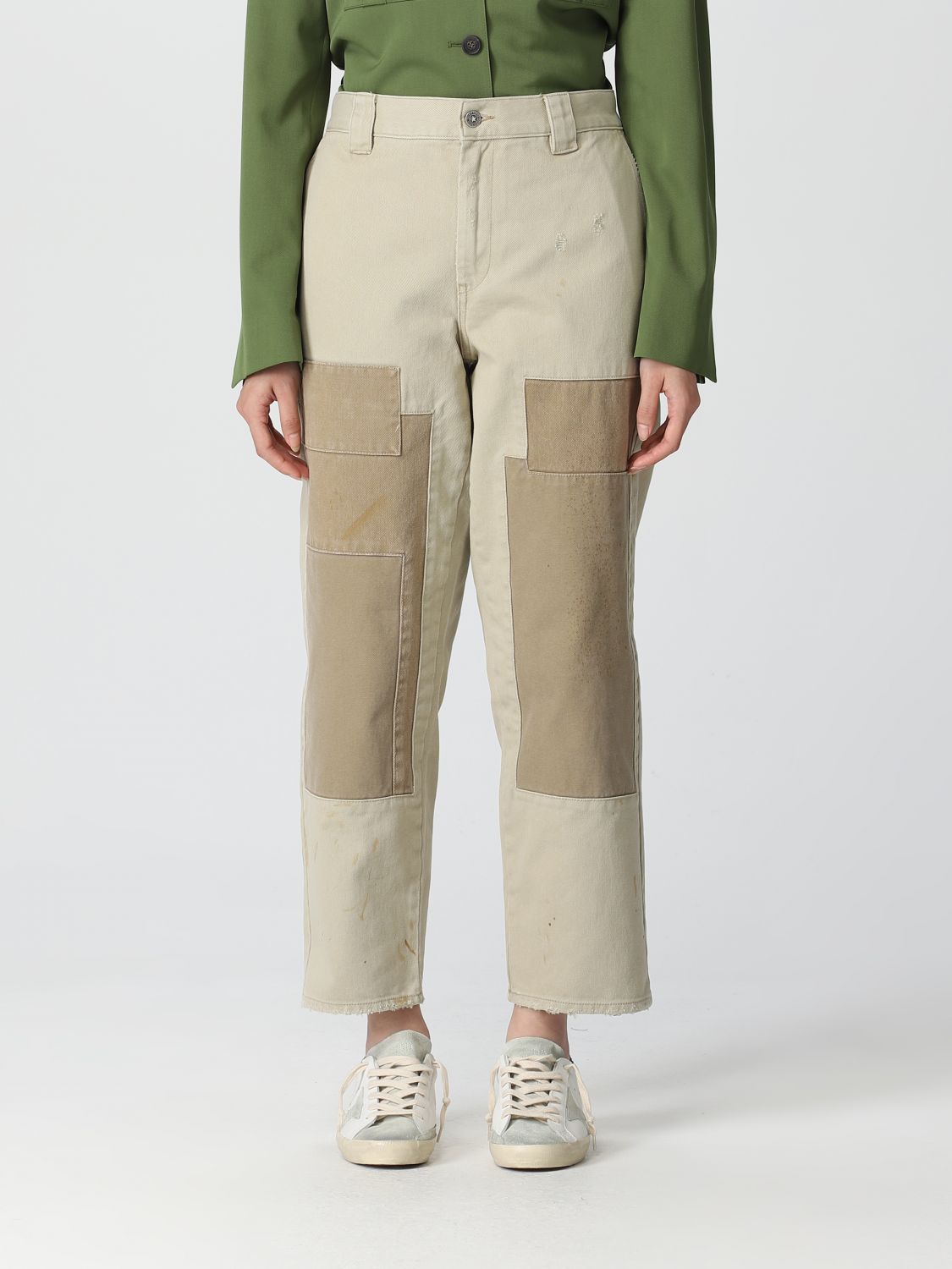 Golden Goose Trousers GOLDEN GOOSE Men colour Yellow Cream