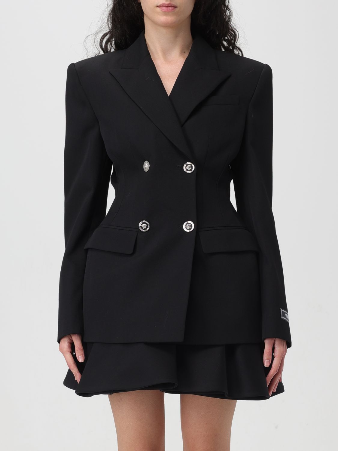 Versace Blazer VERSACE Woman colour Black