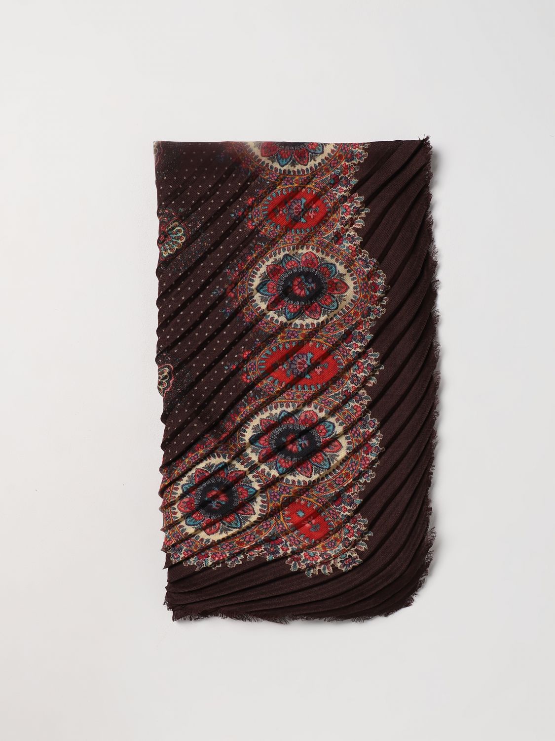 Etro Scarf ETRO Woman colour Brown