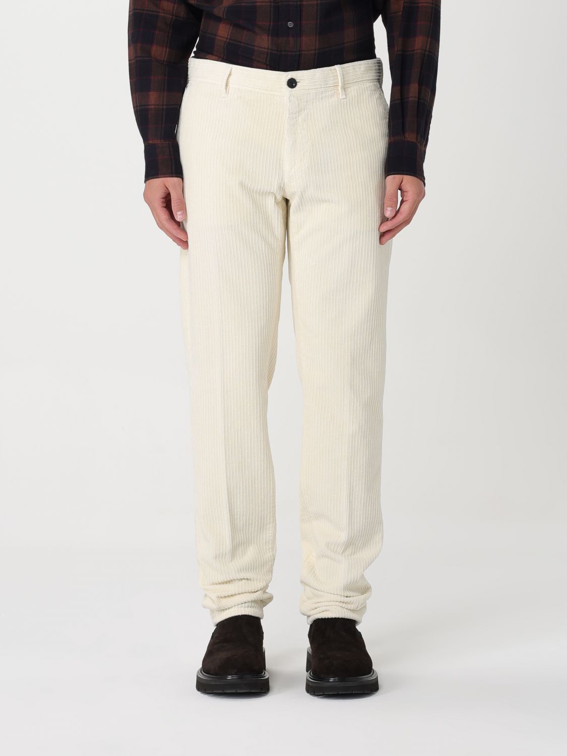 Incotex Trousers INCOTEX Men colour White