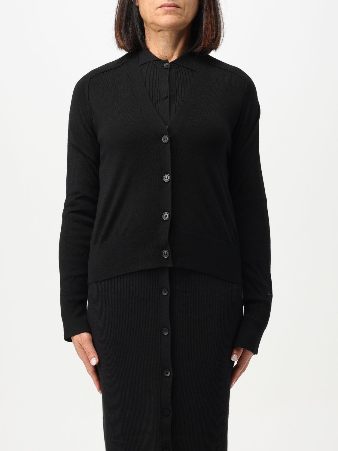 Calvin Klein Cardigan CALVIN KLEIN Woman colour Black