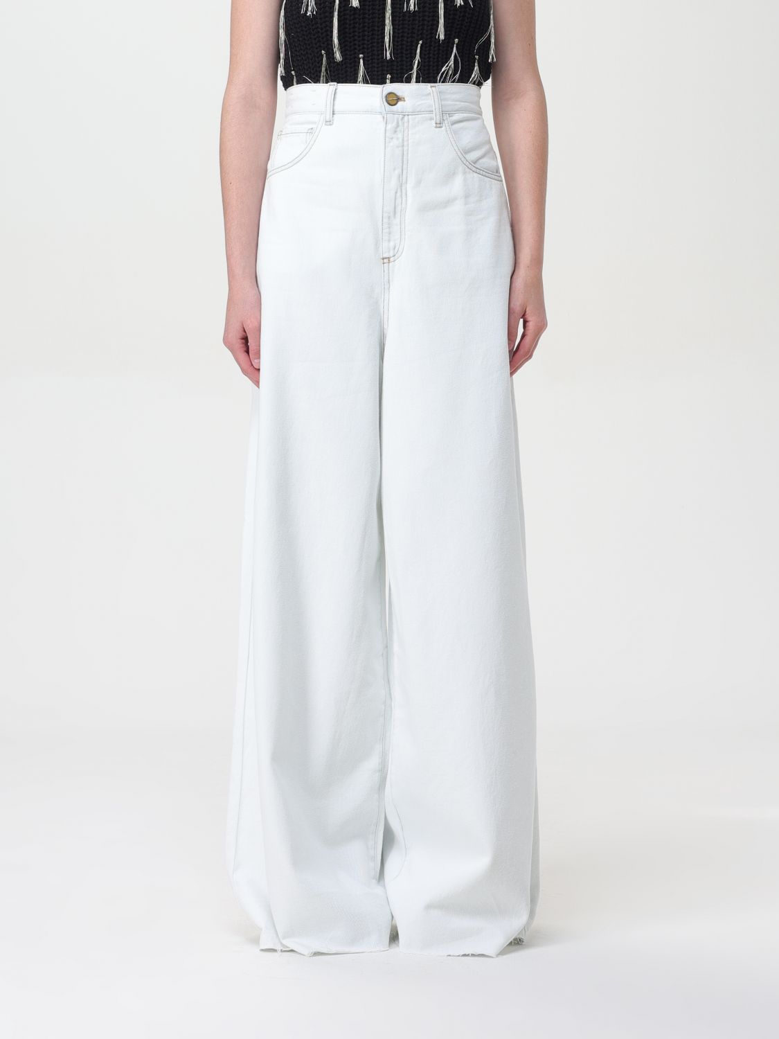Alysi Jeans ALYSI Woman color White
