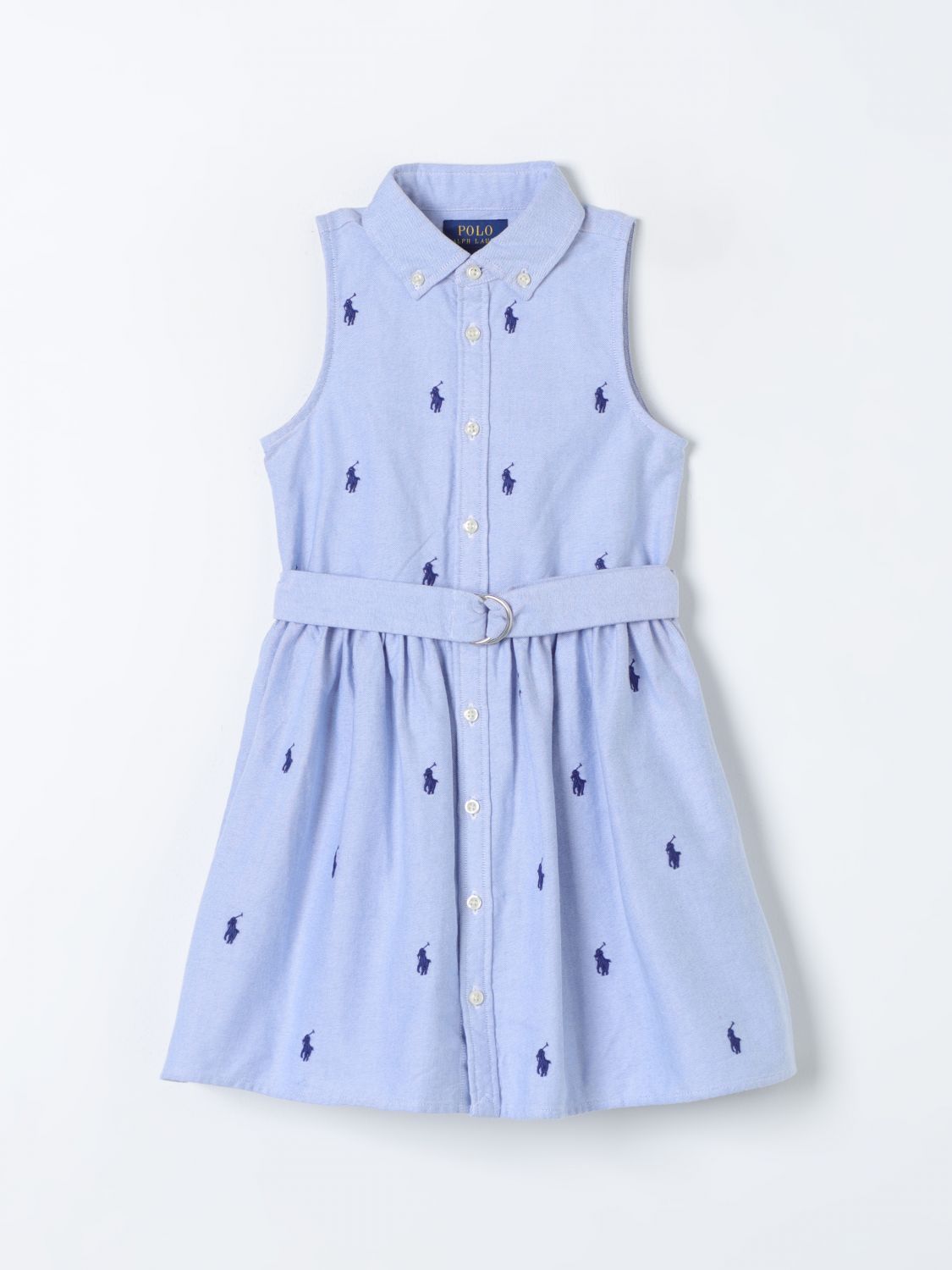 Polo Ralph Lauren Dress POLO RALPH LAUREN Kids colour Gnawed Blue