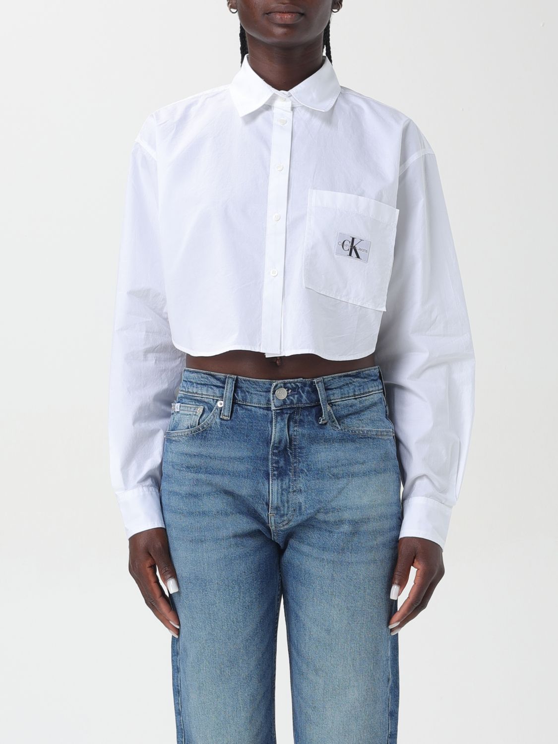 Ck Jeans Shirt CK JEANS Woman color White