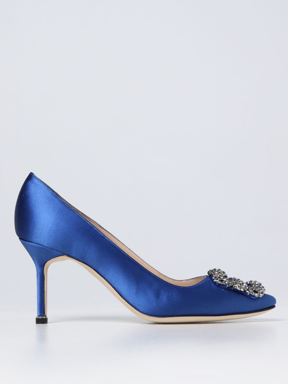 Manolo Blahnik Court Shoes MANOLO BLAHNIK Woman colour Blue