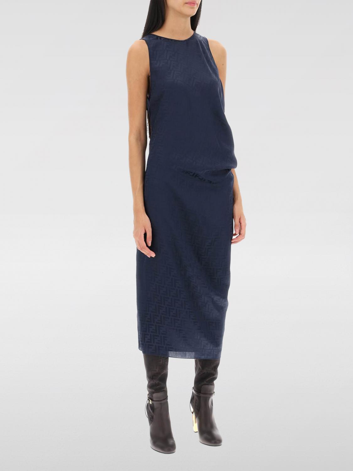 FENDI Dress FENDI Woman color Blue