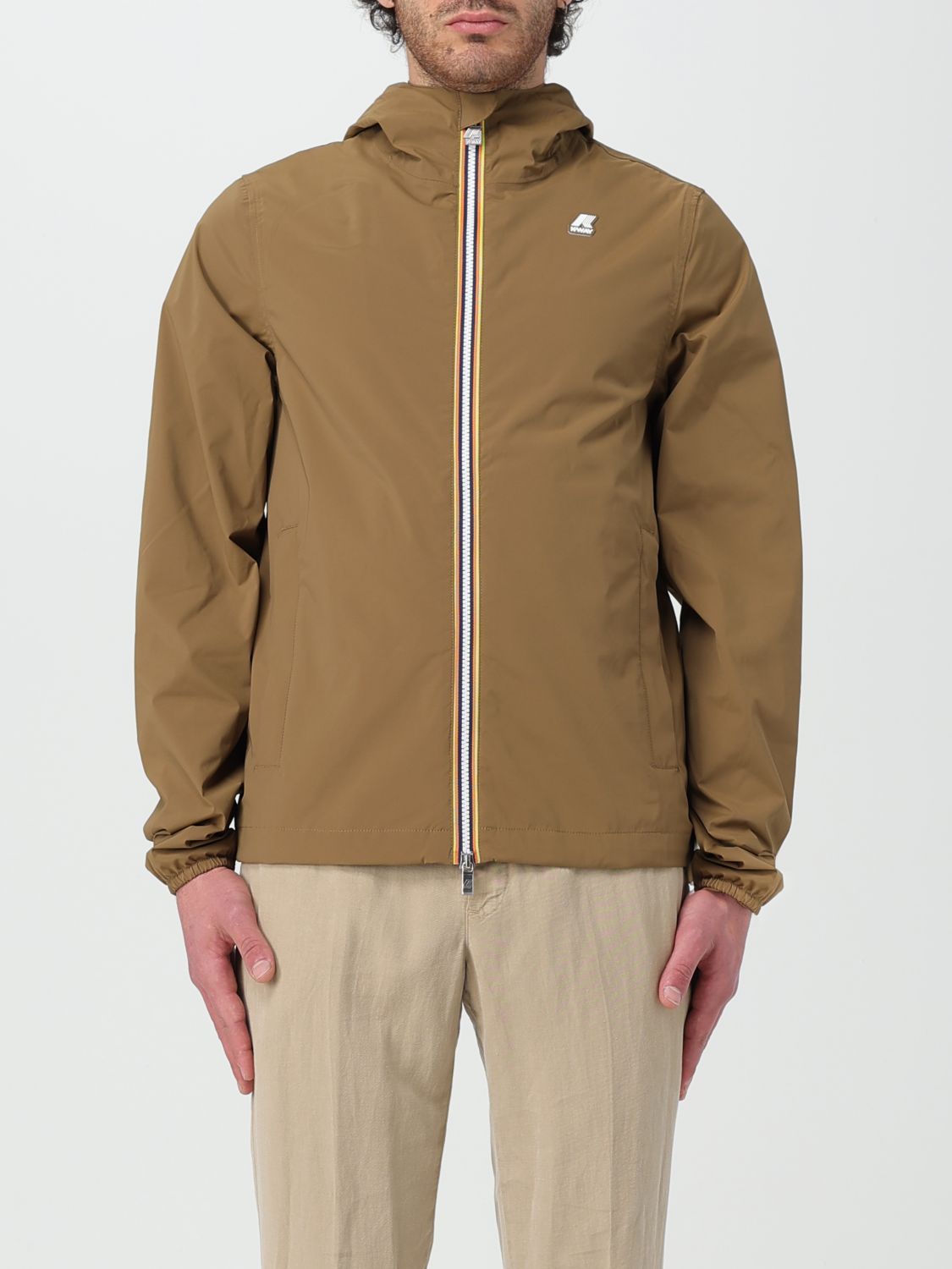 K-Way Jacket K-WAY Men colour Brown