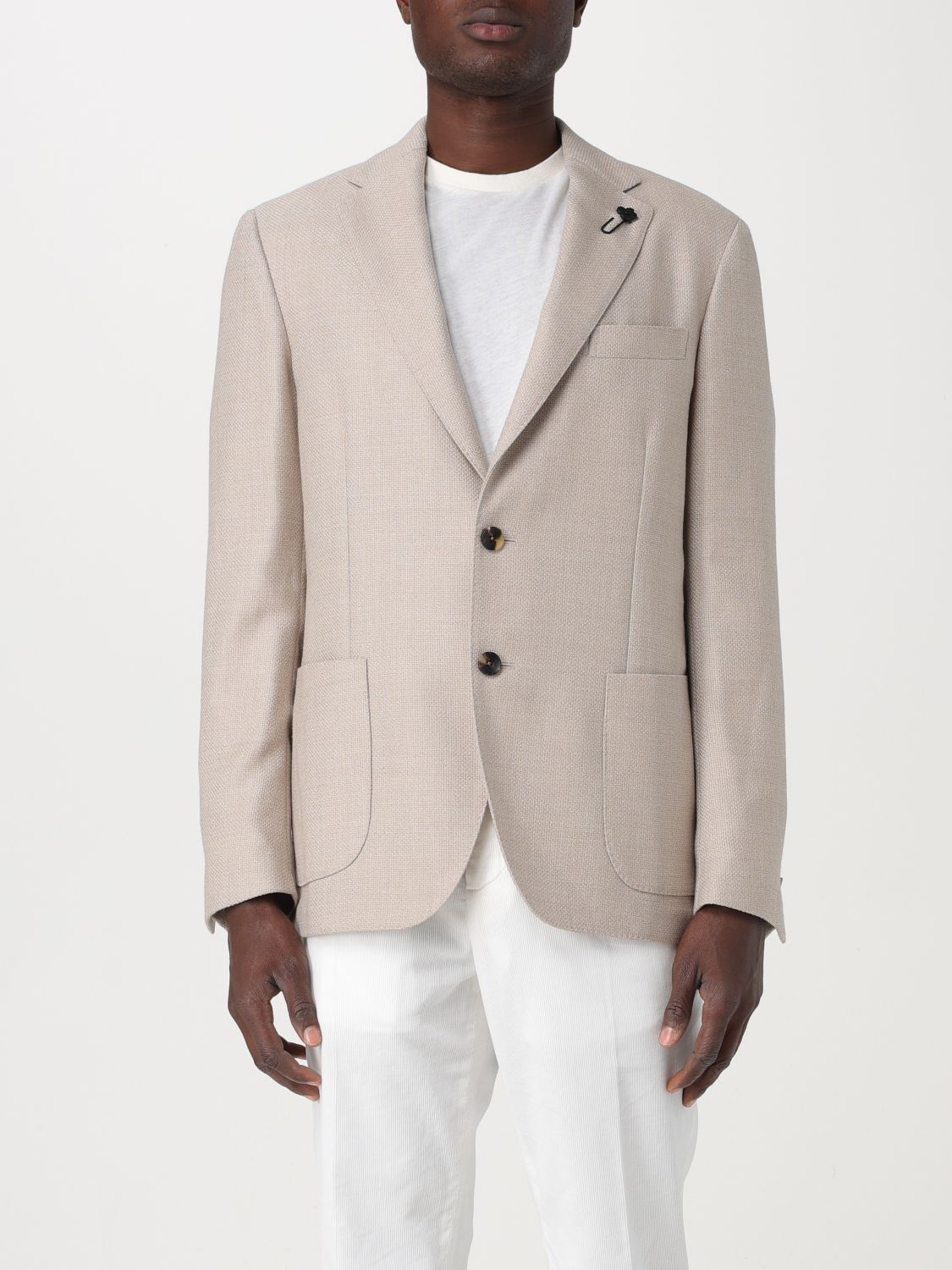 Lardini Blazer LARDINI Men colour Beige