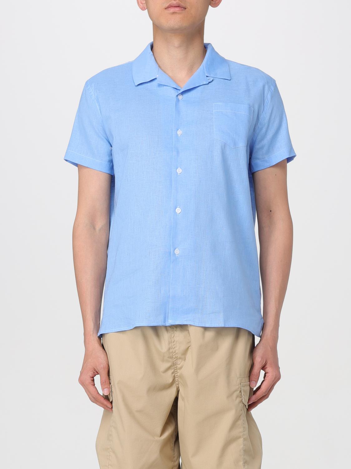 Daniele Alessandrini Shirt DANIELE ALESSANDRINI Men color Gnawed Blue