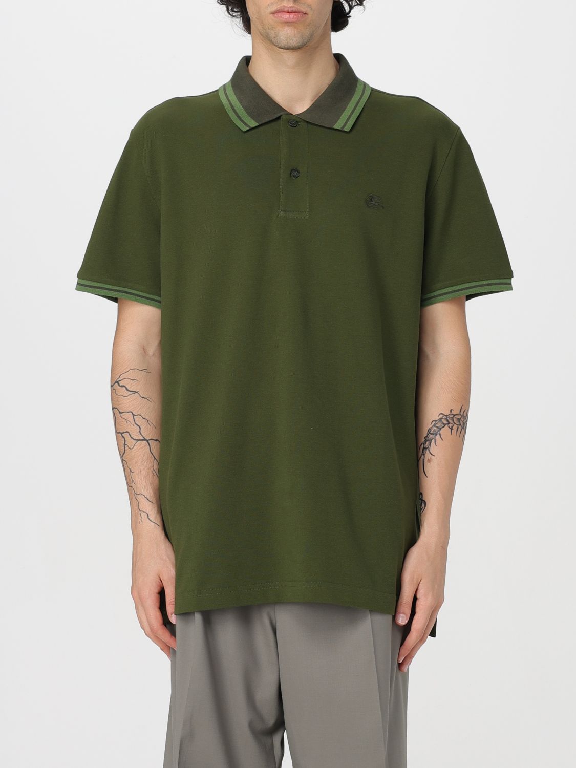 Etro Polo Shirt ETRO Men color Green