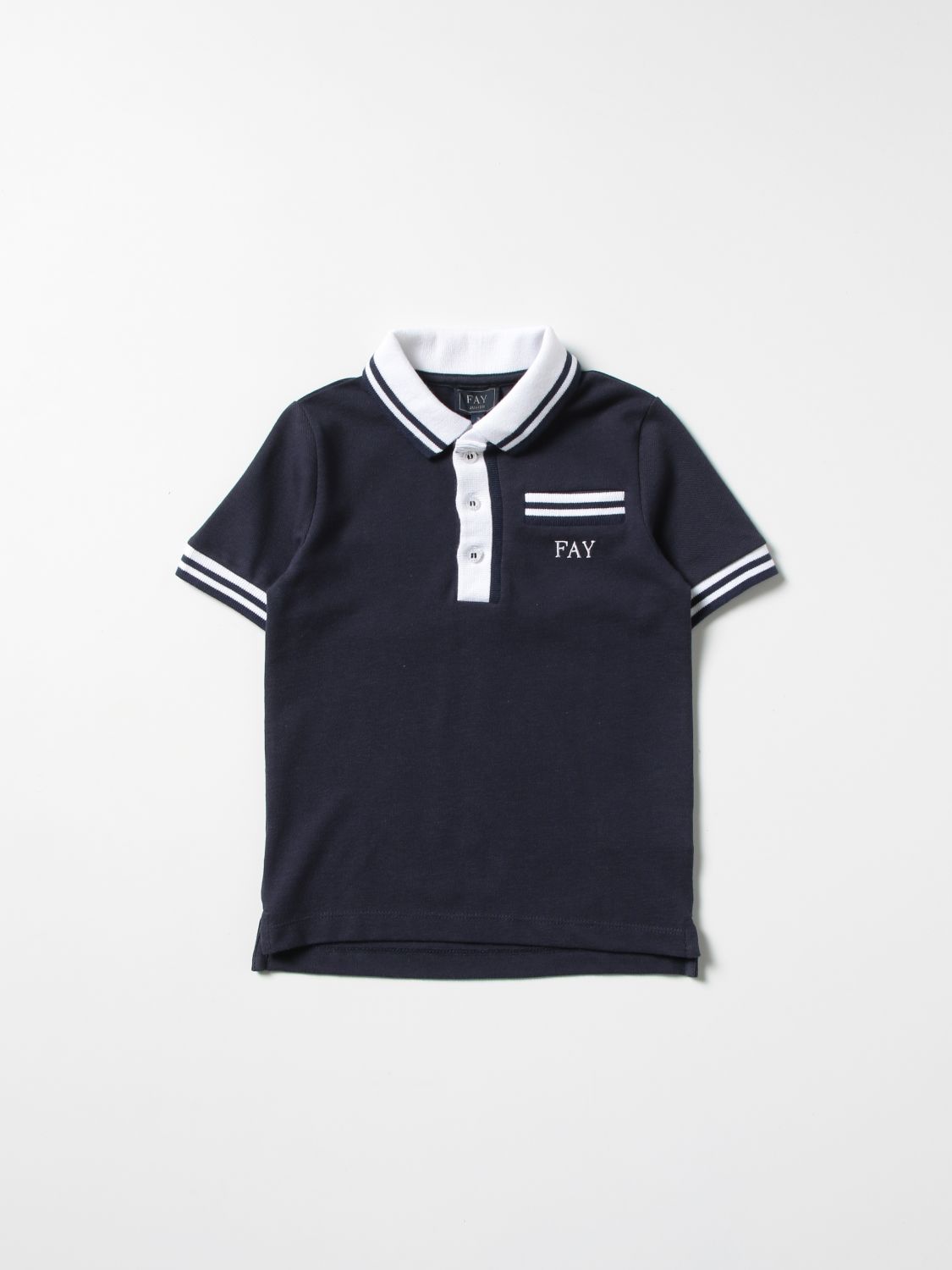 Fay Polo Shirt FAY Kids colour Blue