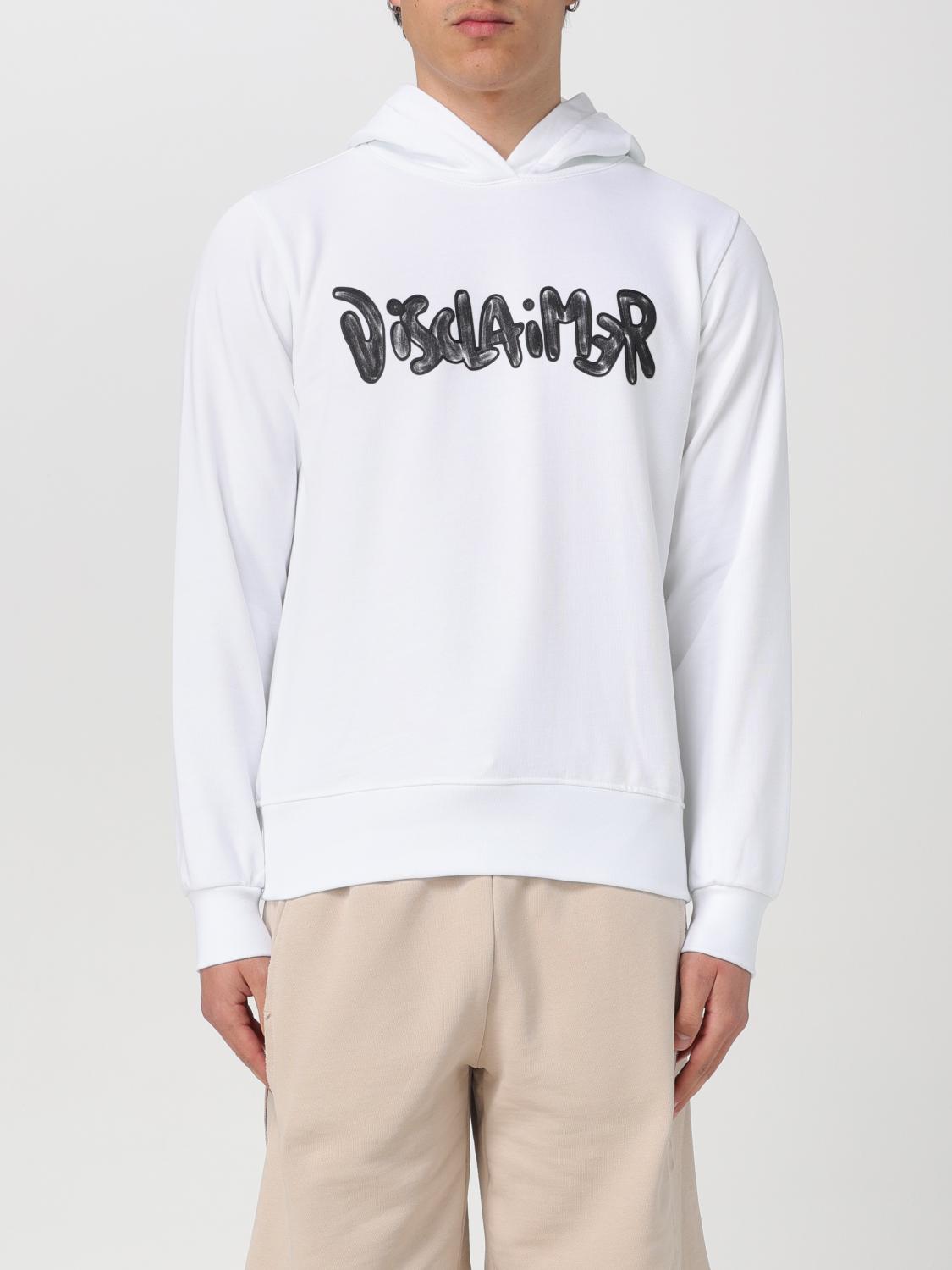 Disclaimer Sweatshirt DISCLAIMER Men colour White