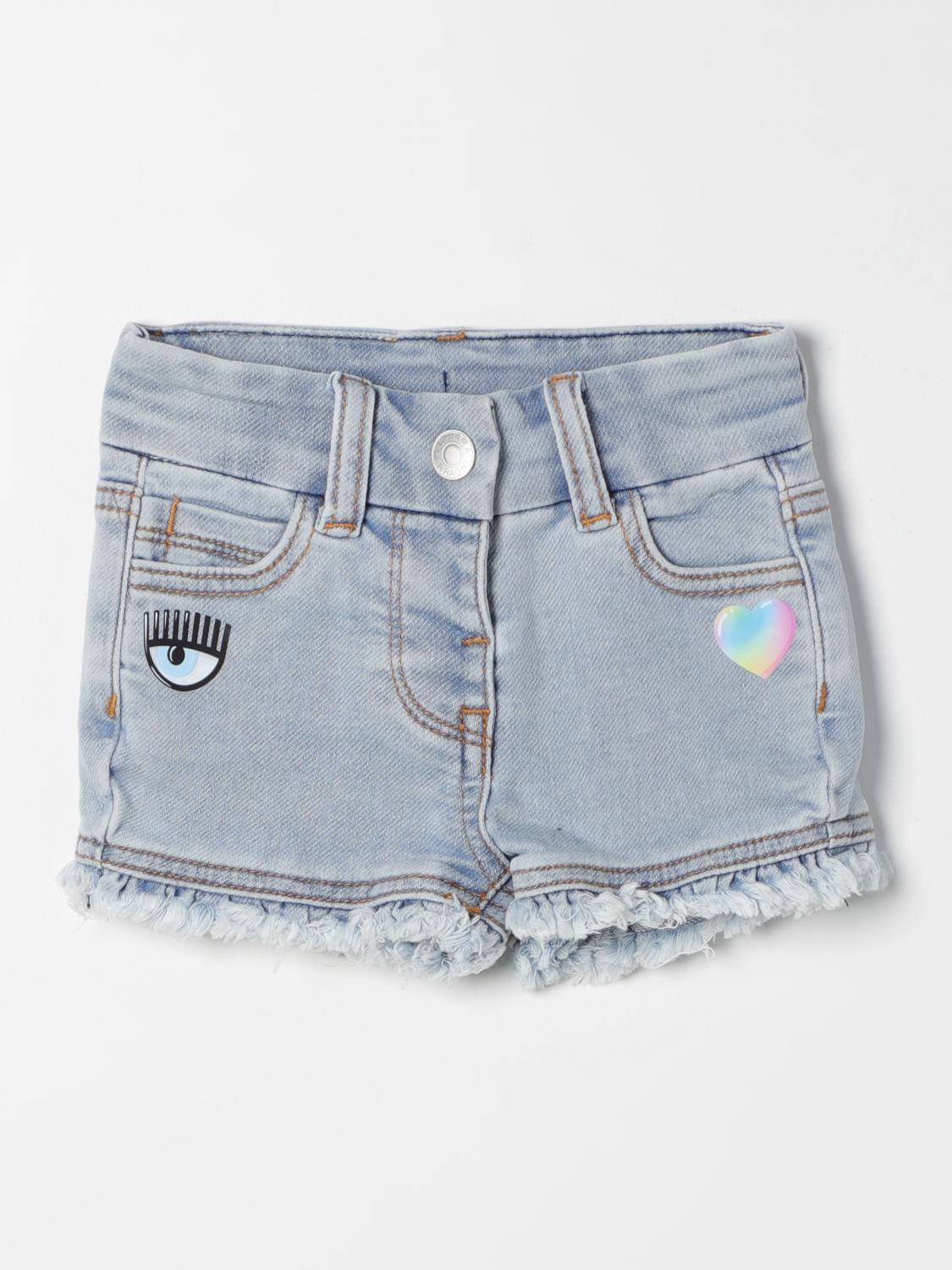 CHIARA FERRAGNI Shorts CHIARA FERRAGNI Kids colour Grey