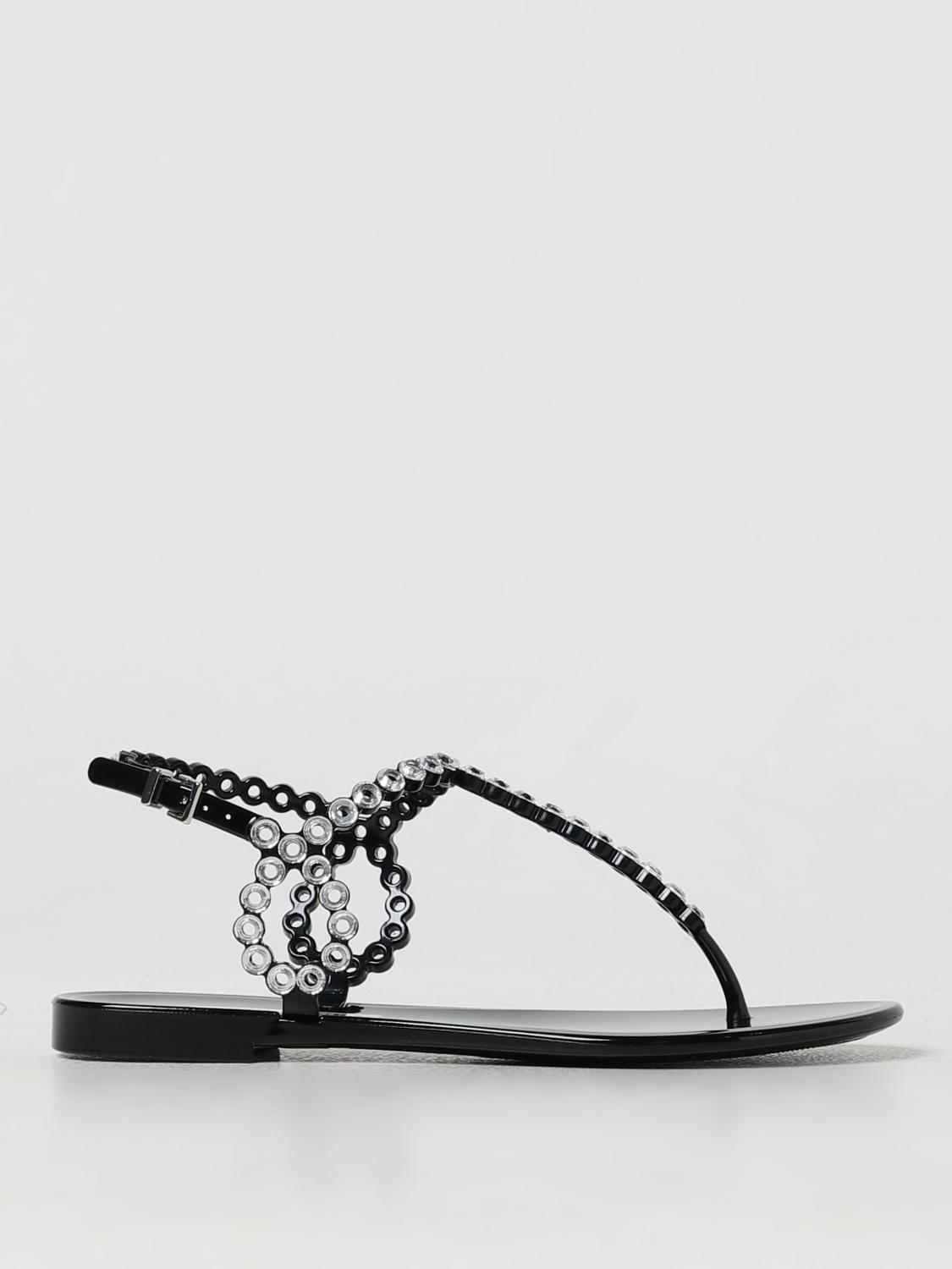 Aquazzura Flat Sandals AQUAZZURA Woman colour Black