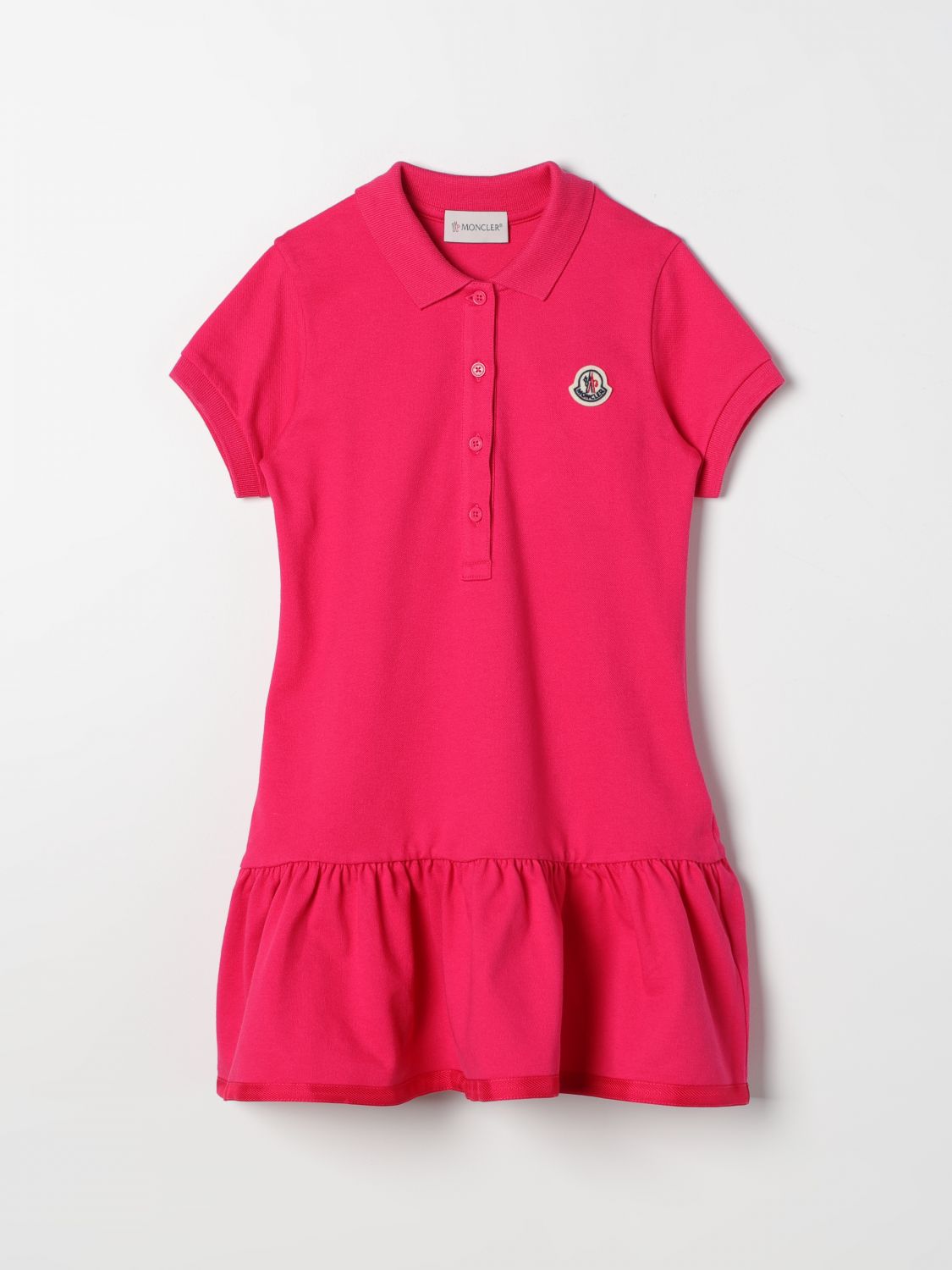 Moncler Dress MONCLER Kids colour Fuchsia