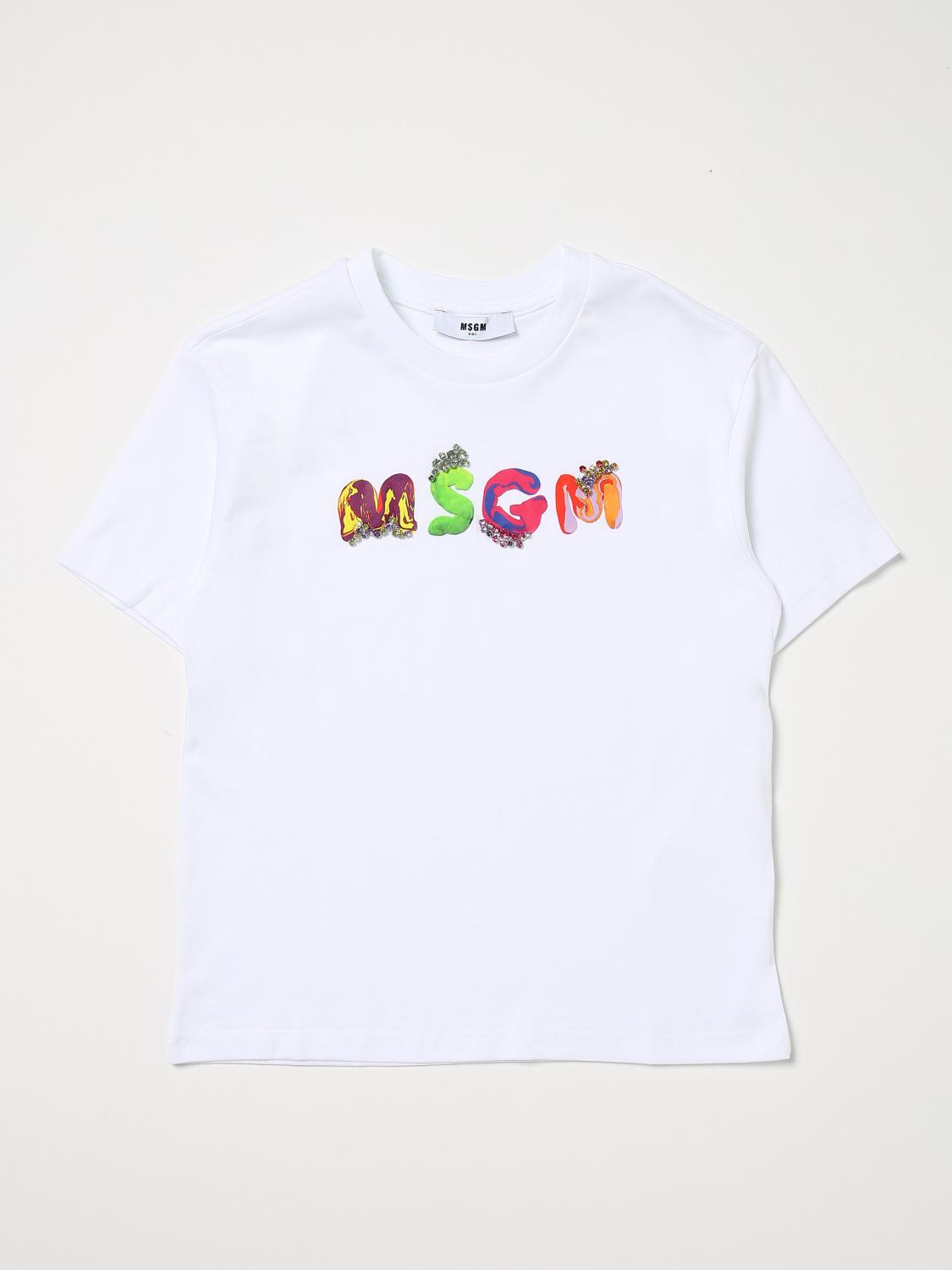 Msgm Kids T-Shirt MSGM KIDS Kids colour White