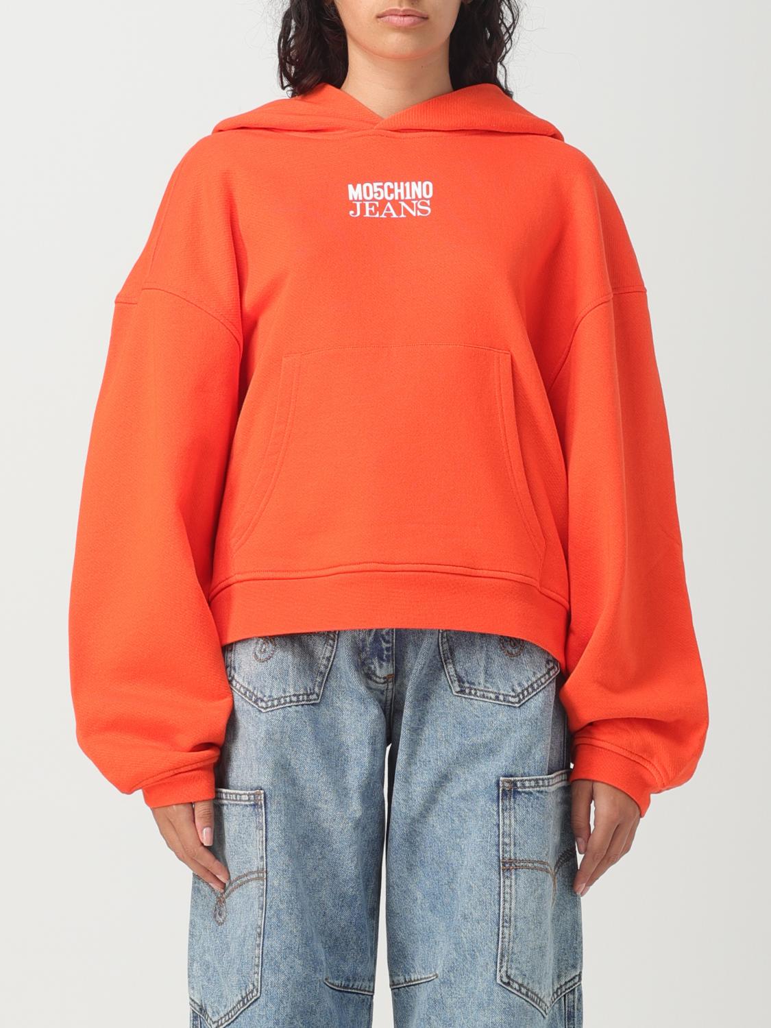 Moschino Jeans Sweatshirt MOSCHINO JEANS Woman colour Orange