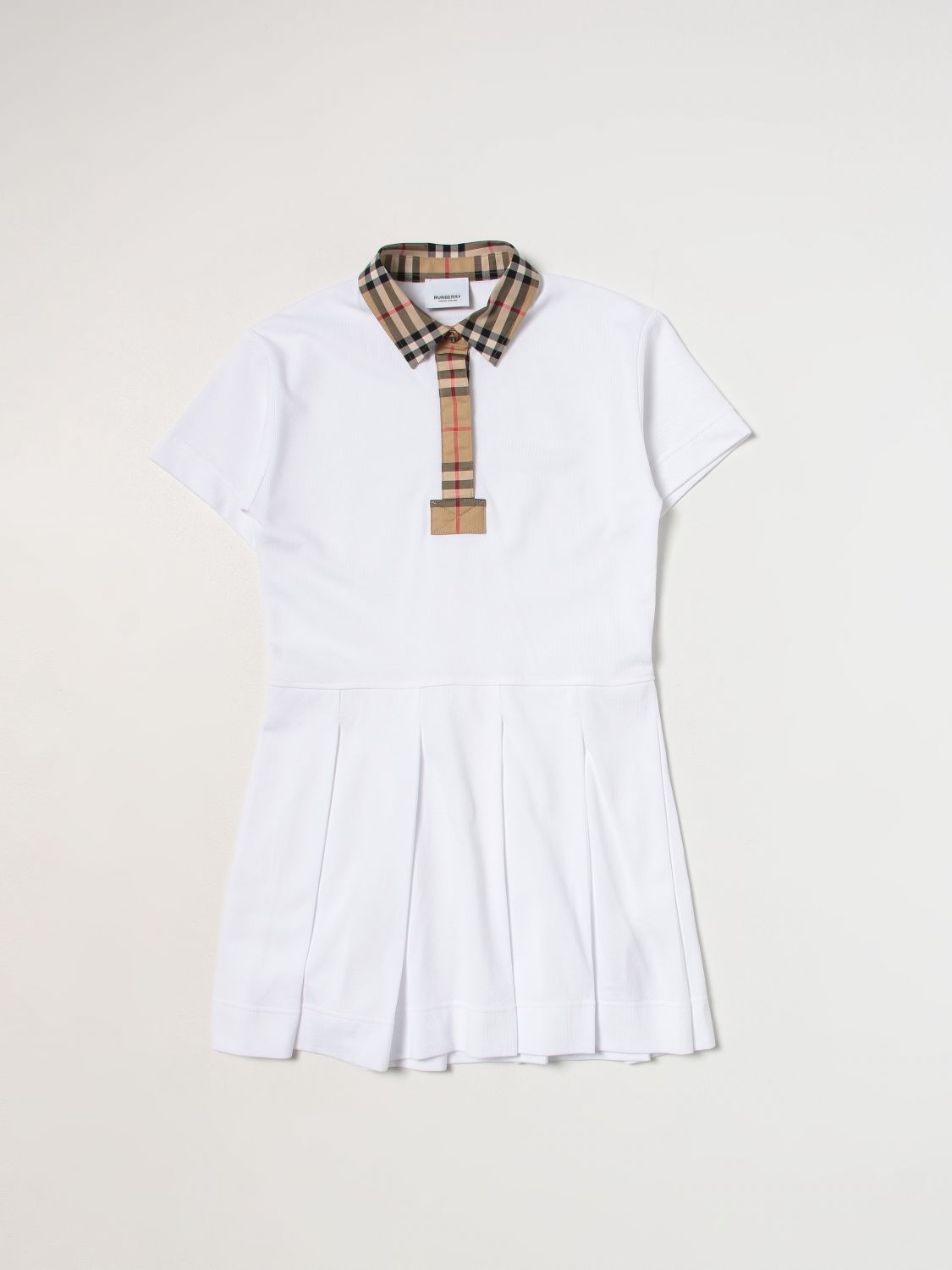 Burberry Kids Dress BURBERRY KIDS Kids colour White