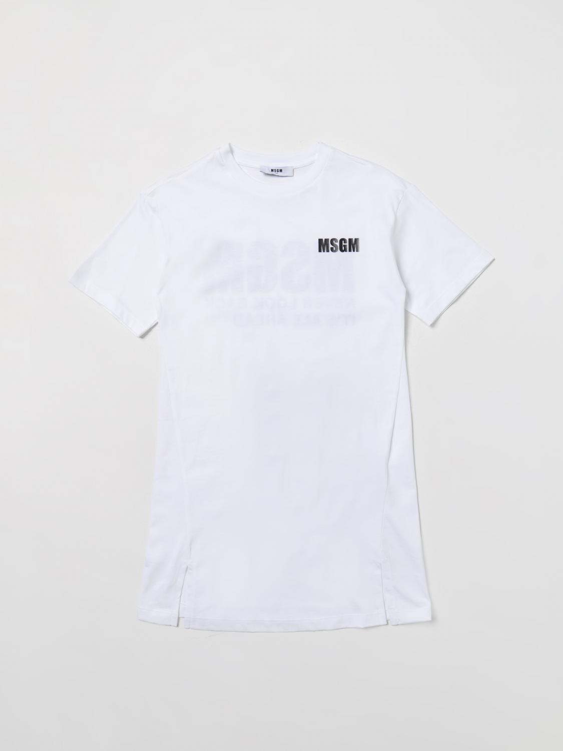 Msgm Kids Dress MSGM KIDS Kids colour White